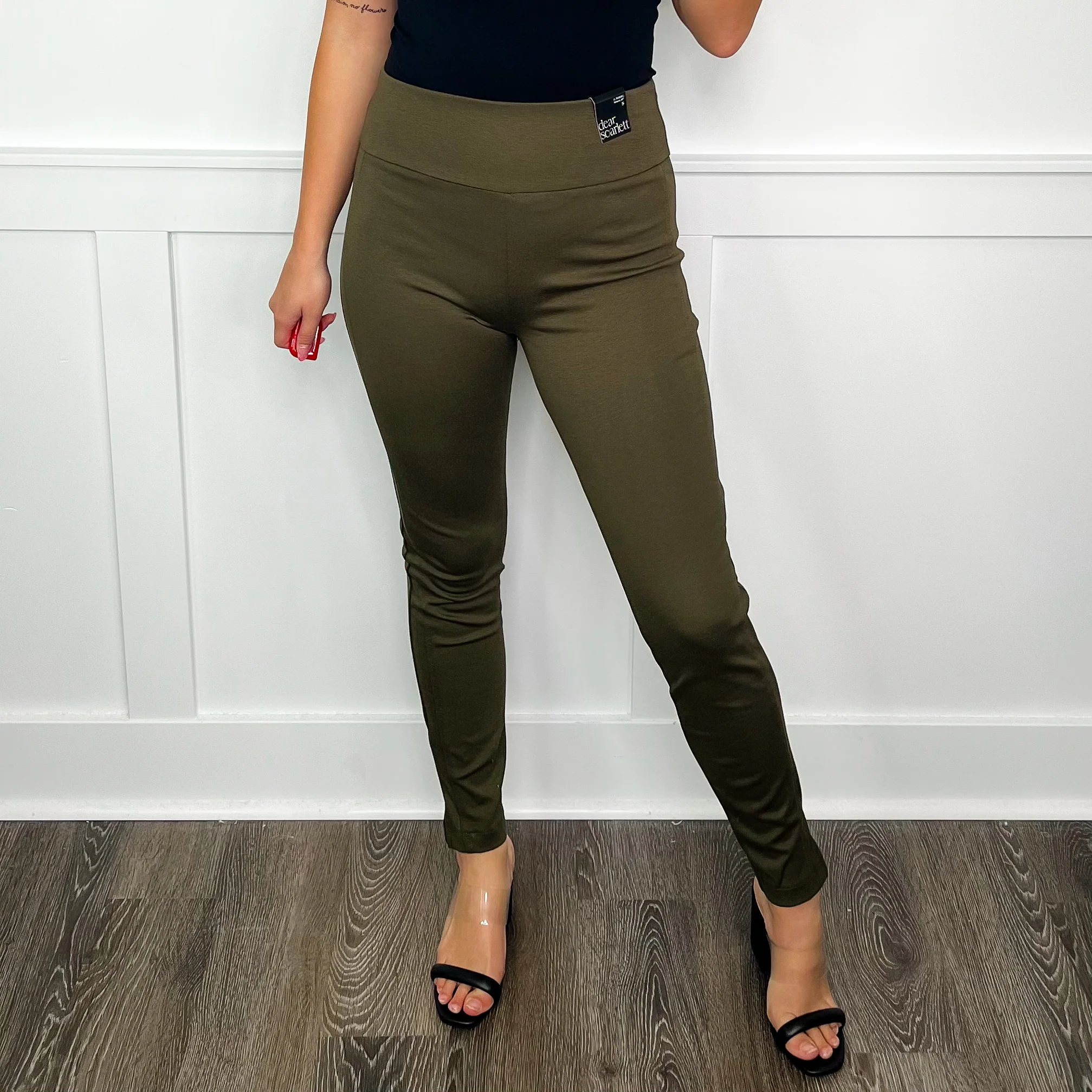 28" Inseam Dear Scarlett Big Money Moves High-Rise Bottoms - 12 colors! - Image 6