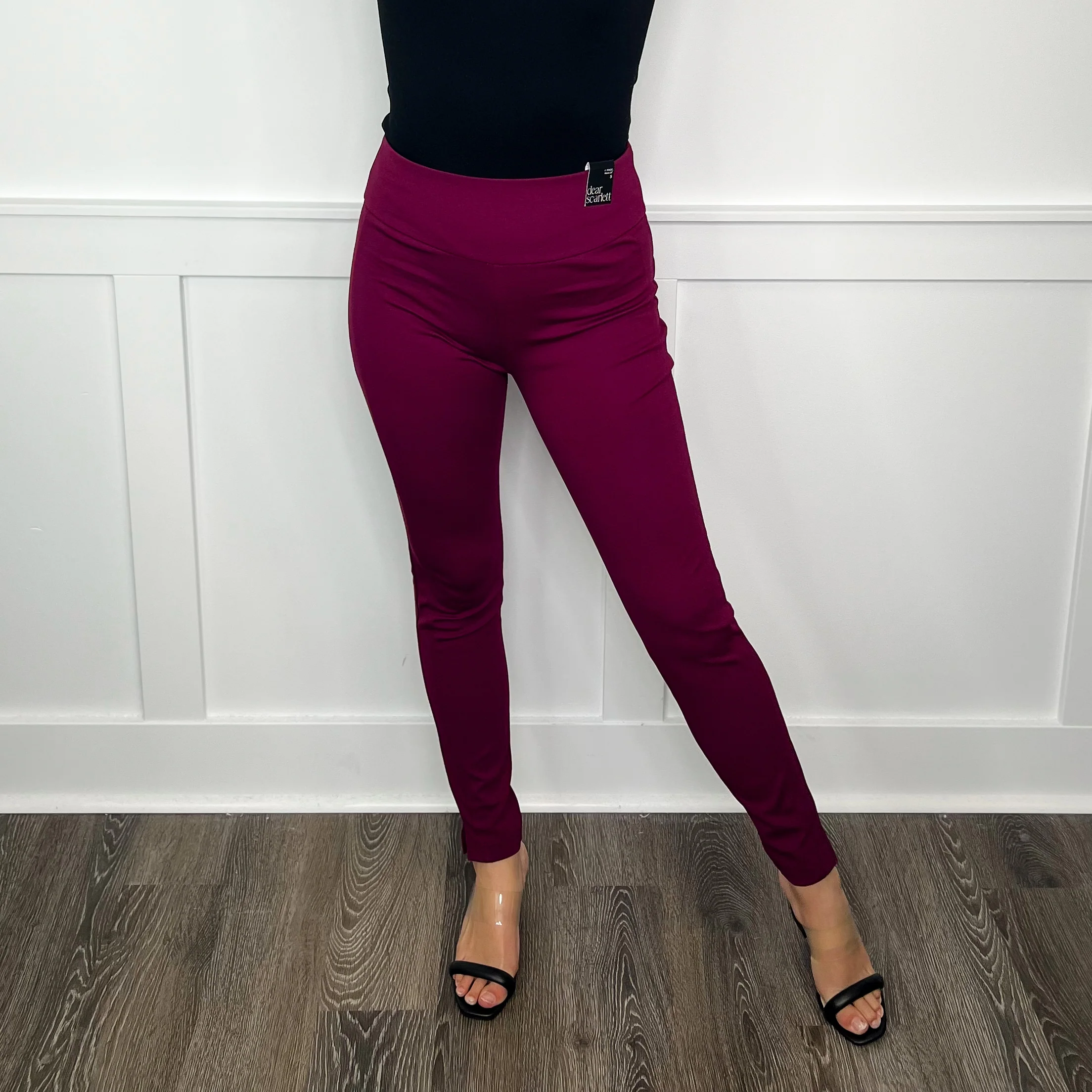 28" Inseam Dear Scarlett Big Money Moves High-Rise Bottoms - 12 colors! - Image 7