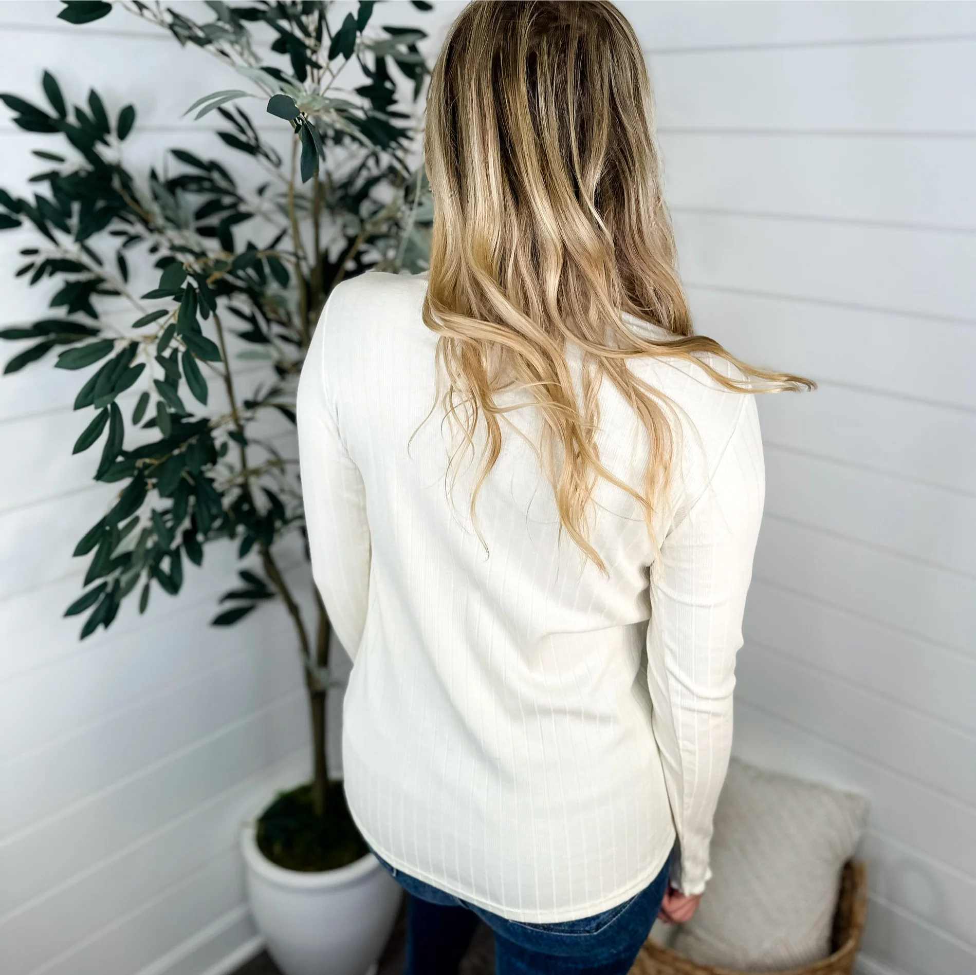 A Marvelous Time Ribbed Long Sleeve Avery Mae Top - 2 colors! - Image 3