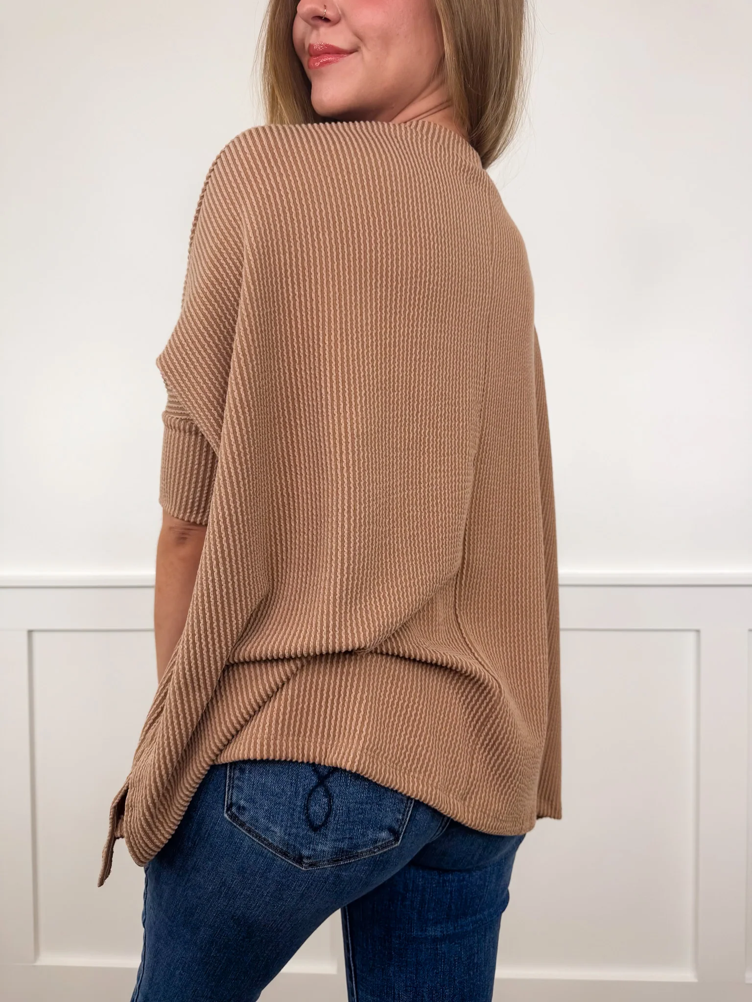 A New Level Ribbed Short Sleeve Avery Mae Top - 4 colors! - Image 3