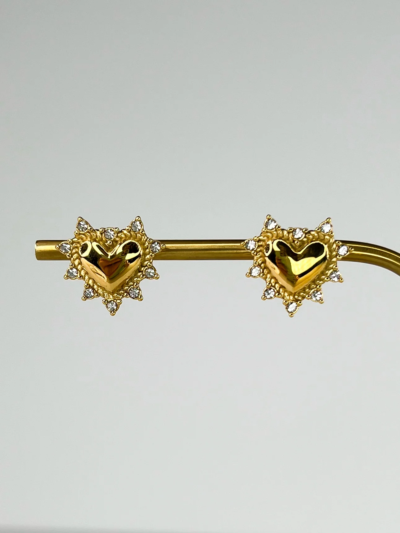 A Touch of Love Gold Earrings