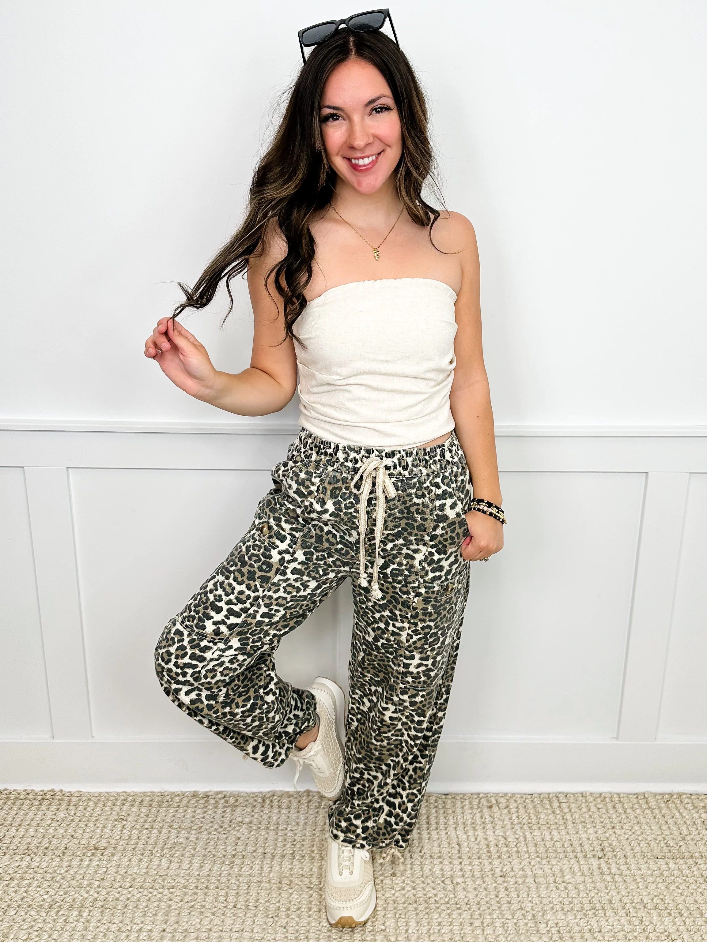 Above Average Rayon Blend Strapless Oat Avery Mae Tube Top - Image 2