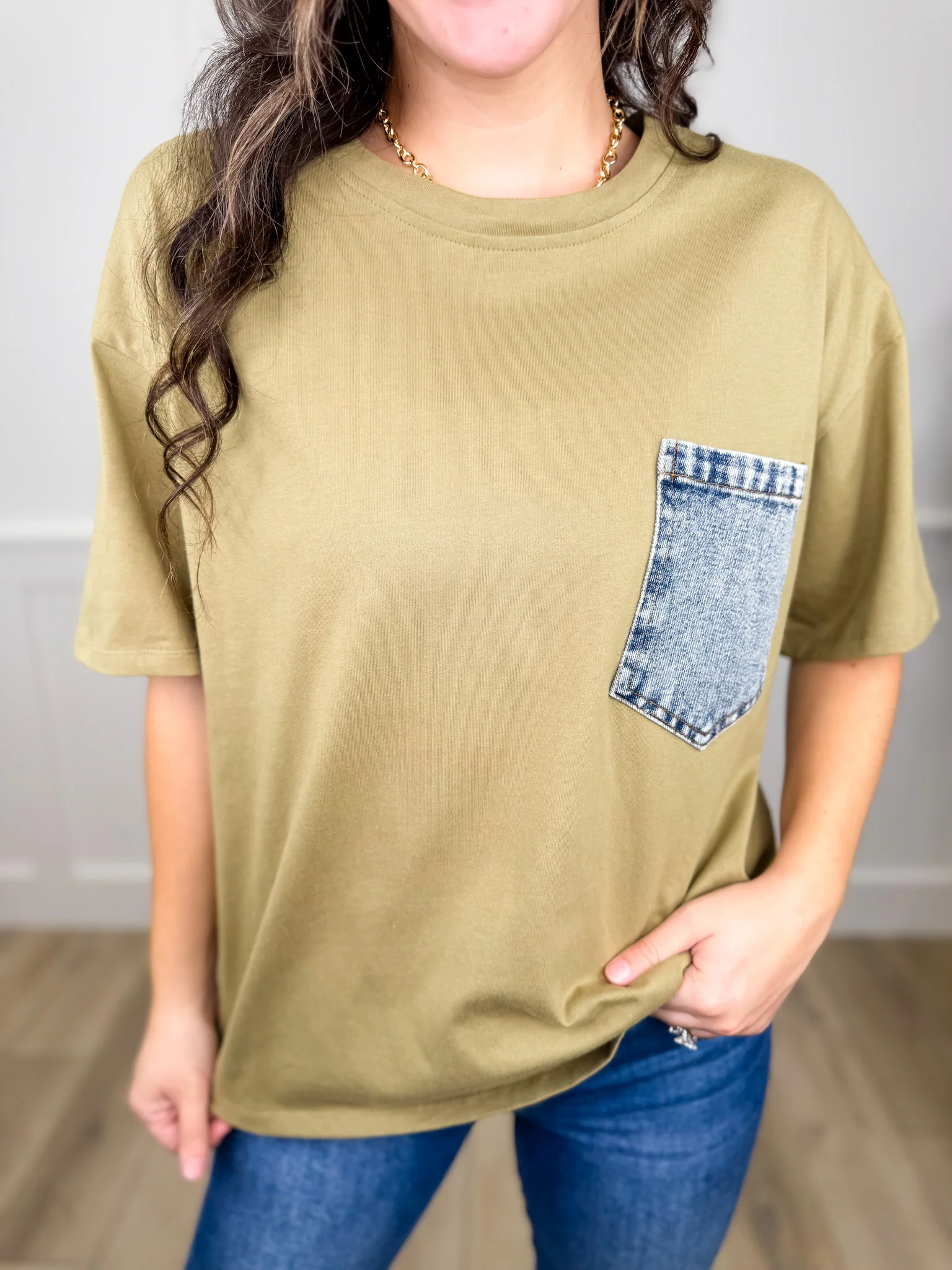 Sew In Love Again & Again Cotton Short Sleeve Avery Mae Top - 5 colors! - Image 2