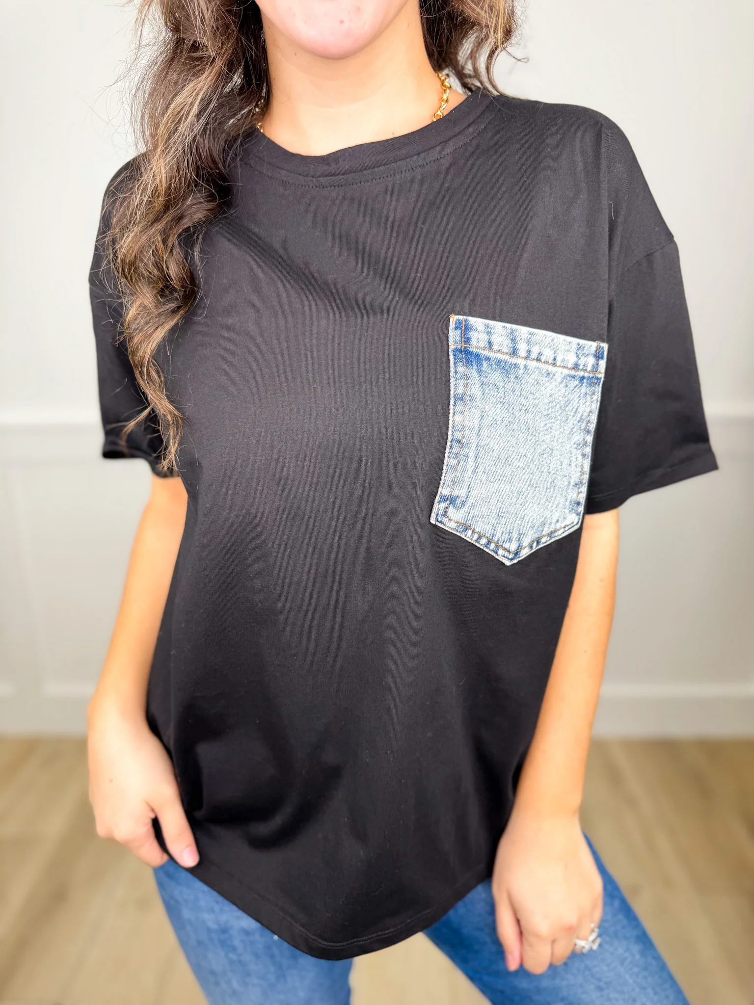 Sew In Love Again & Again Cotton Short Sleeve Avery Mae Top - 5 colors! - Image 6