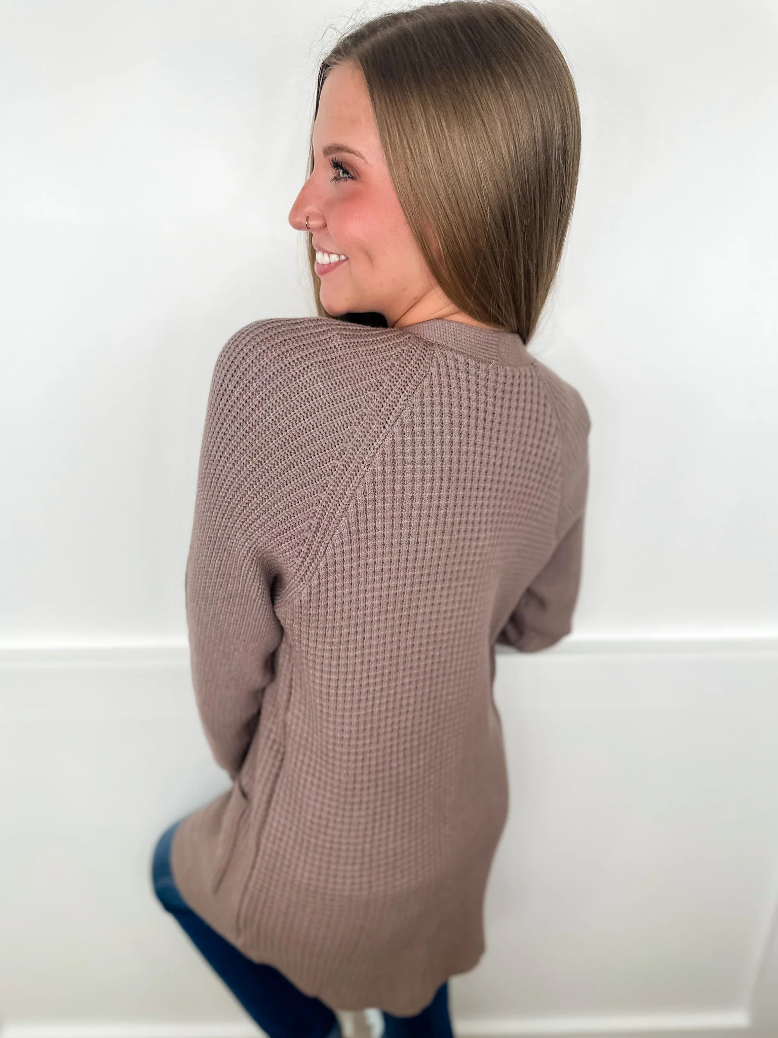 All the Needed Cozy Vibes Knit Long Sleeve Avery Mae Cardigan - 2 colors! - Image 4