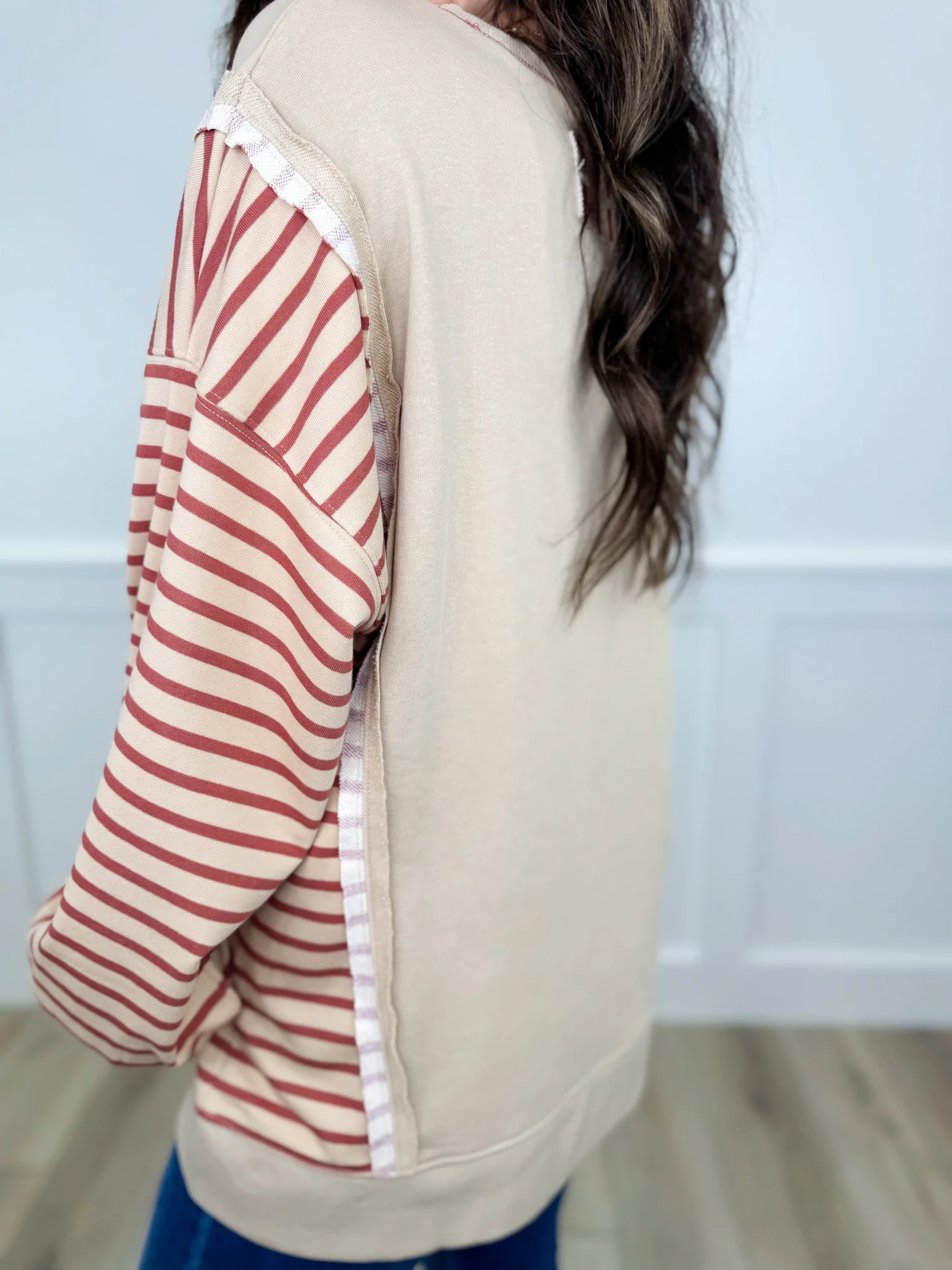 Almost Like Fate Cotton Blend Long Sleeve Avery Mae Top - 5 colors! - Image 5