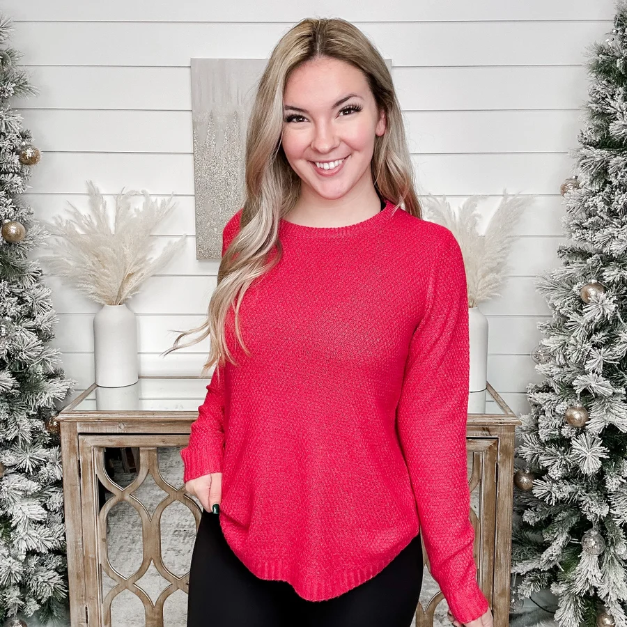 Always Be Different Knit Long Sleeve Avery Mae Sweater Top - 12 colors! - Image 15