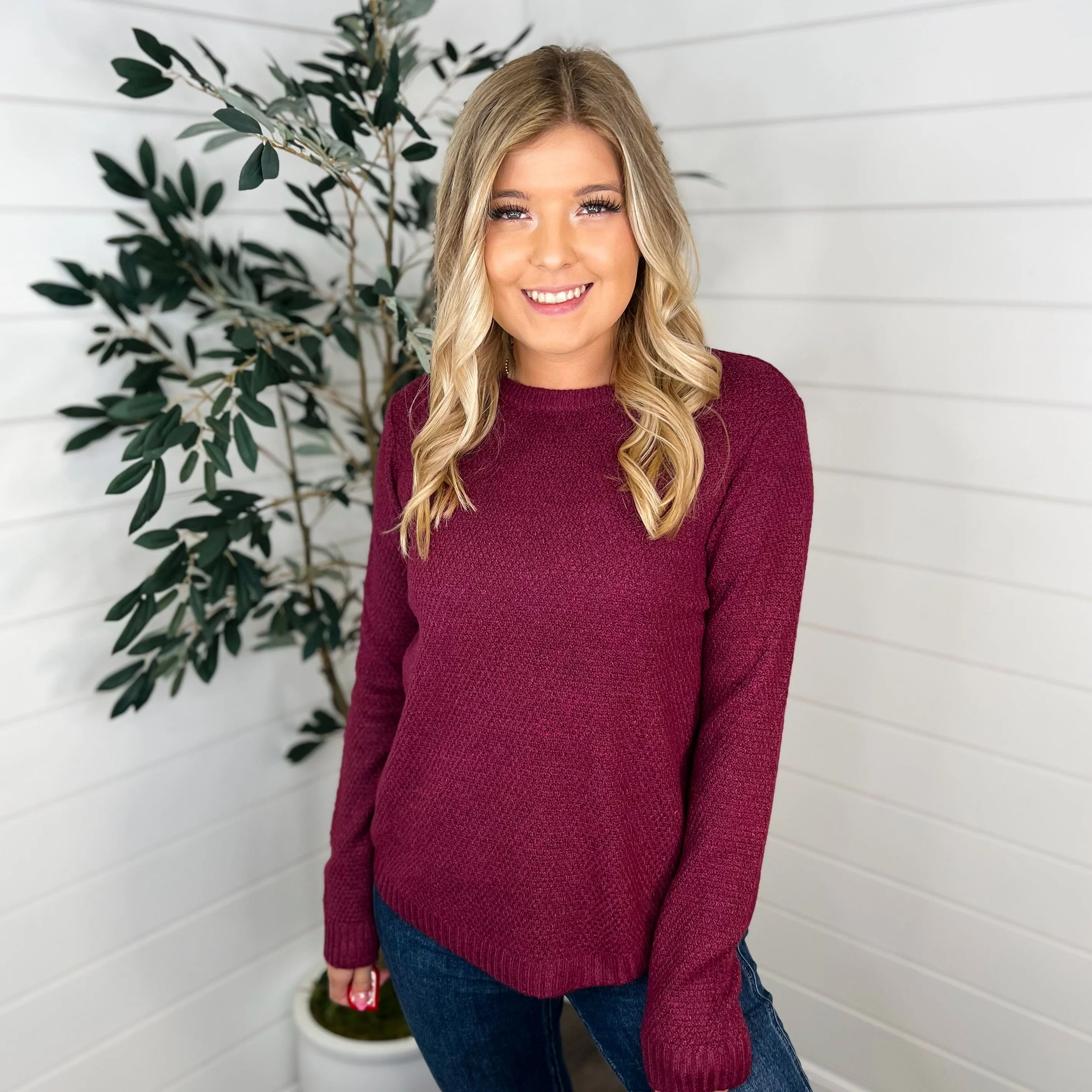 Always Be Different Knit Long Sleeve Avery Mae Sweater Top - 12 colors! - Image 7
