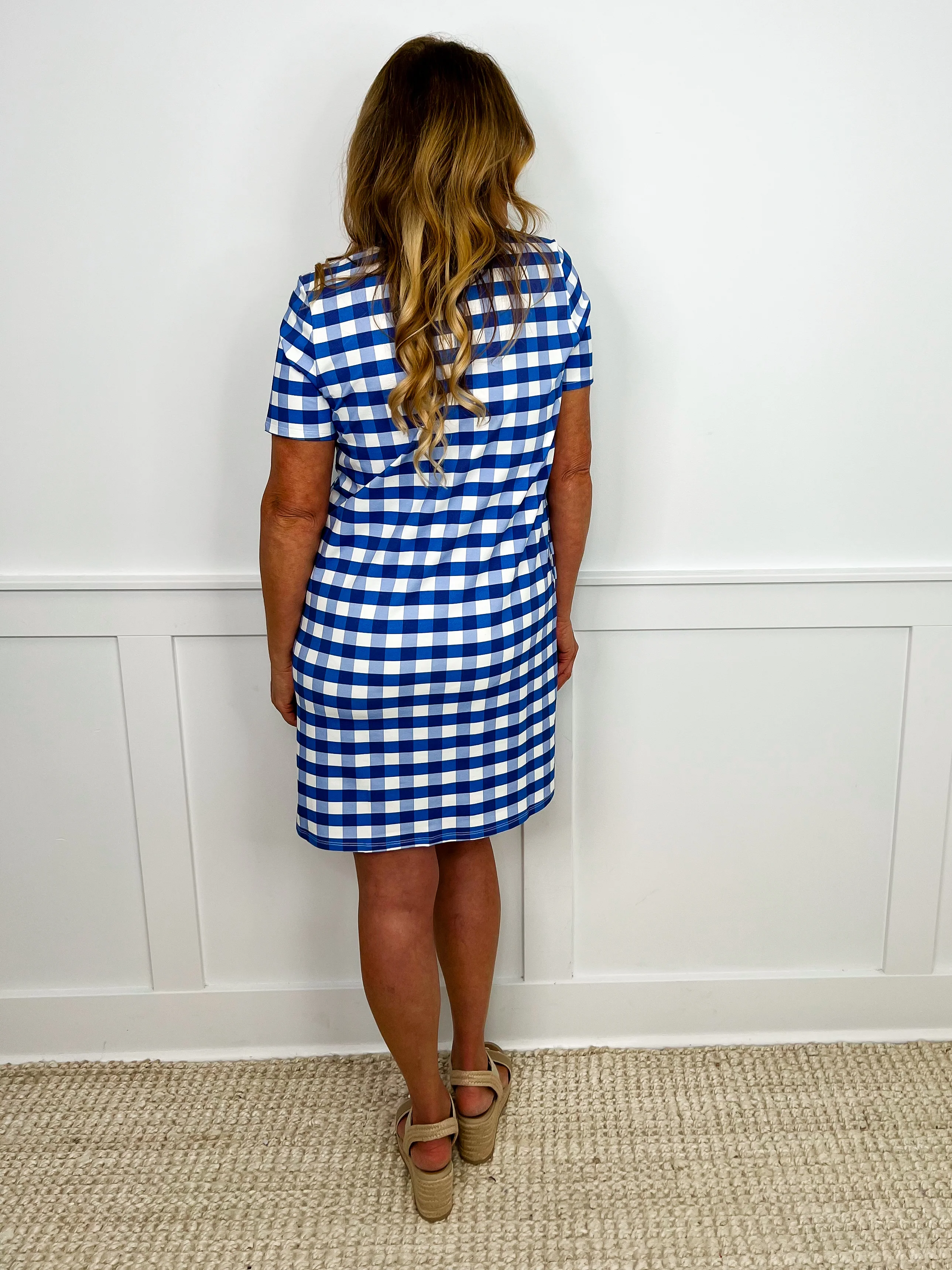 Ampersand Avenue Summer Festivals Cotton Blue Dress - Image 2