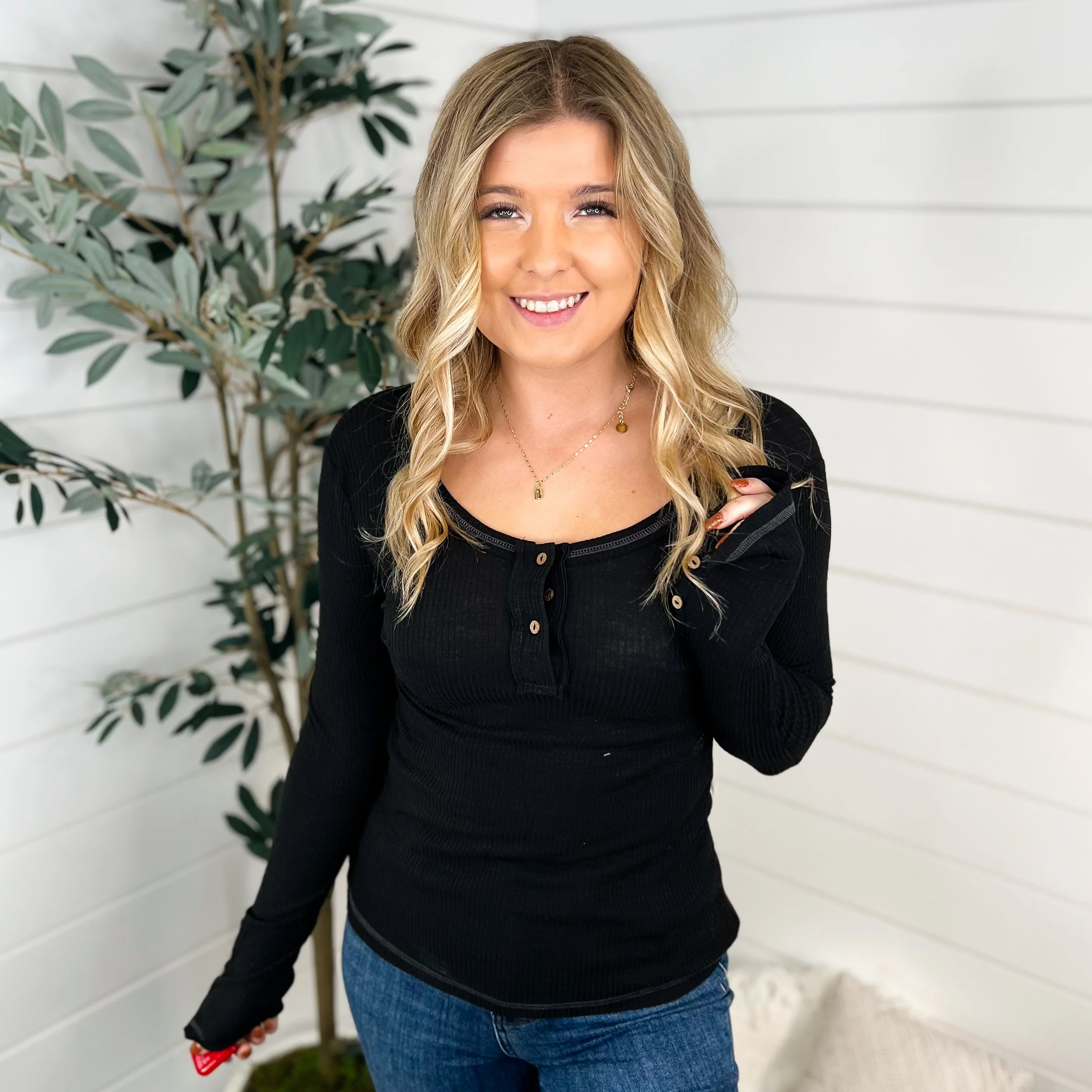 Another Plan Ribbed Long Sleeve Avery Mae Top - 5 colors! - Image 5
