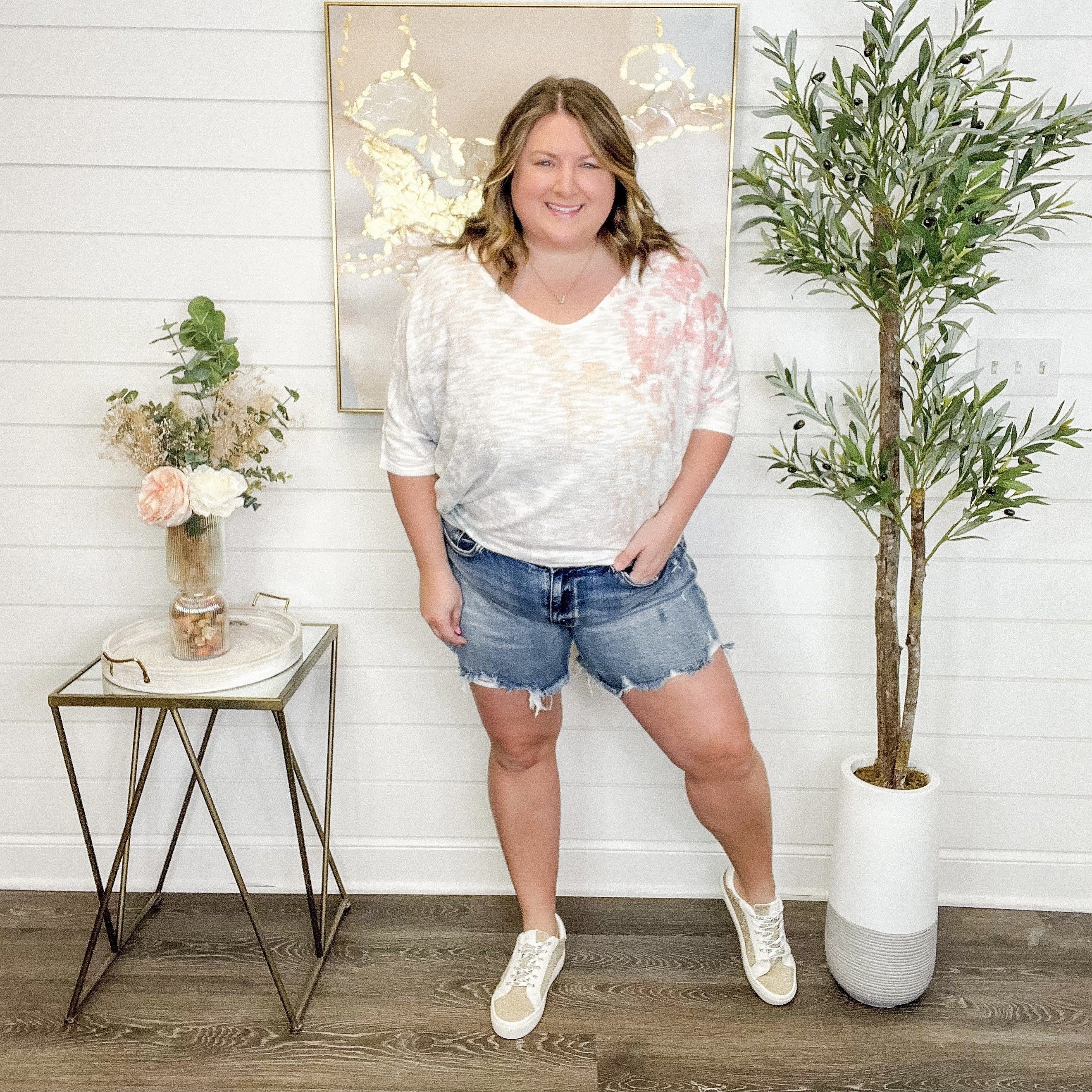 Are You Down Lightweight Knit Dolman Sleeve Ivory Avery Mae Top - Image 4
