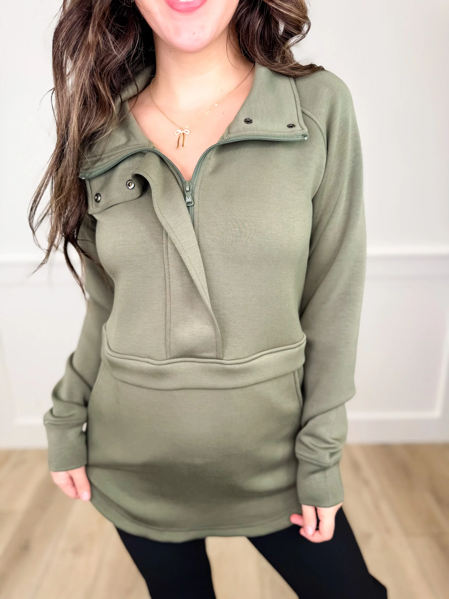 Around the World Rayon Blend Long Sleeve Avery Mae Tunic Pullover Sweatshirt - 4 colors!