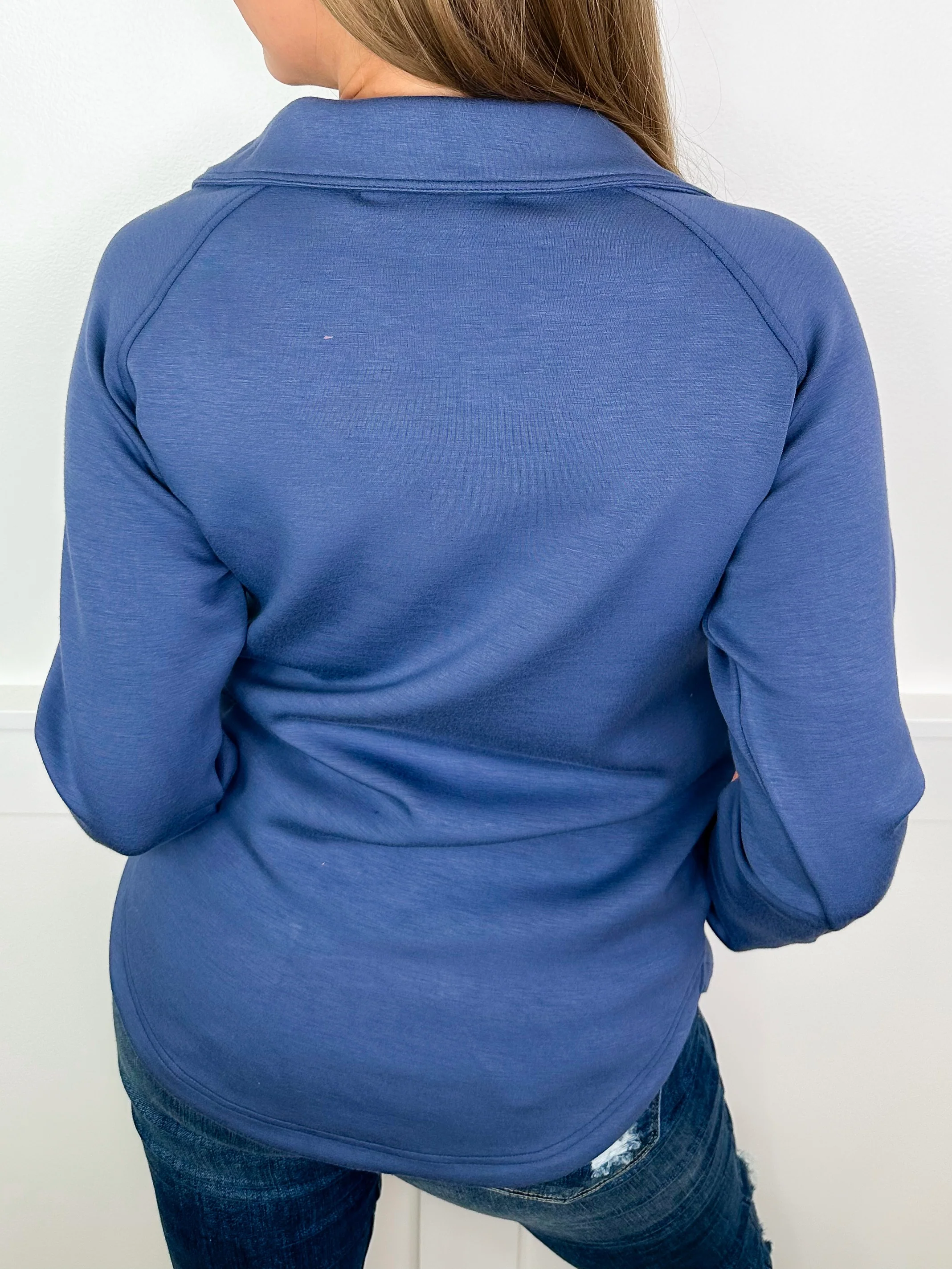 Around the World Rayon Blend Long Sleeve Avery Mae Tunic Pullover Sweatshirt - 4 colors! - Image 2