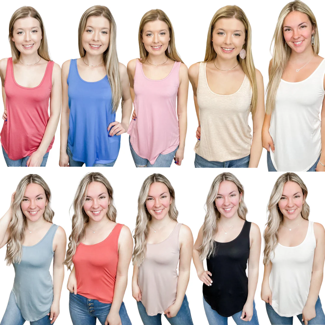 Ask Me Out Rayon Blend Tank Top - 10 colors! - Image 2