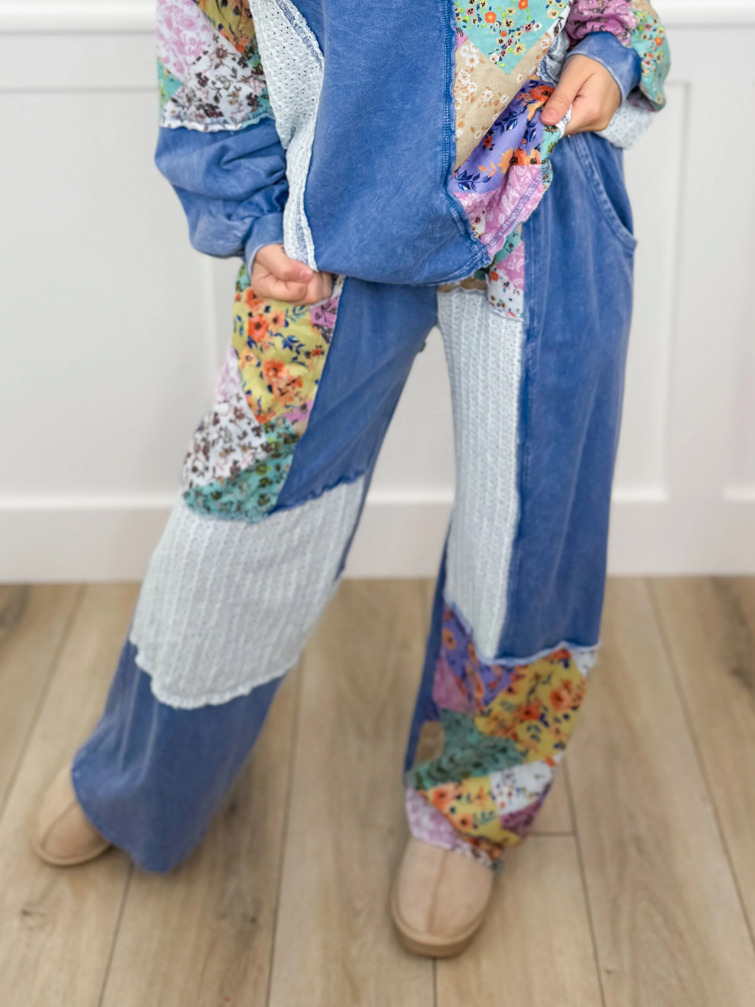 Back to the Beginning High-Rise Cotton Wide Leg Avery Mae Bottoms - 3 colors! - Image 3
