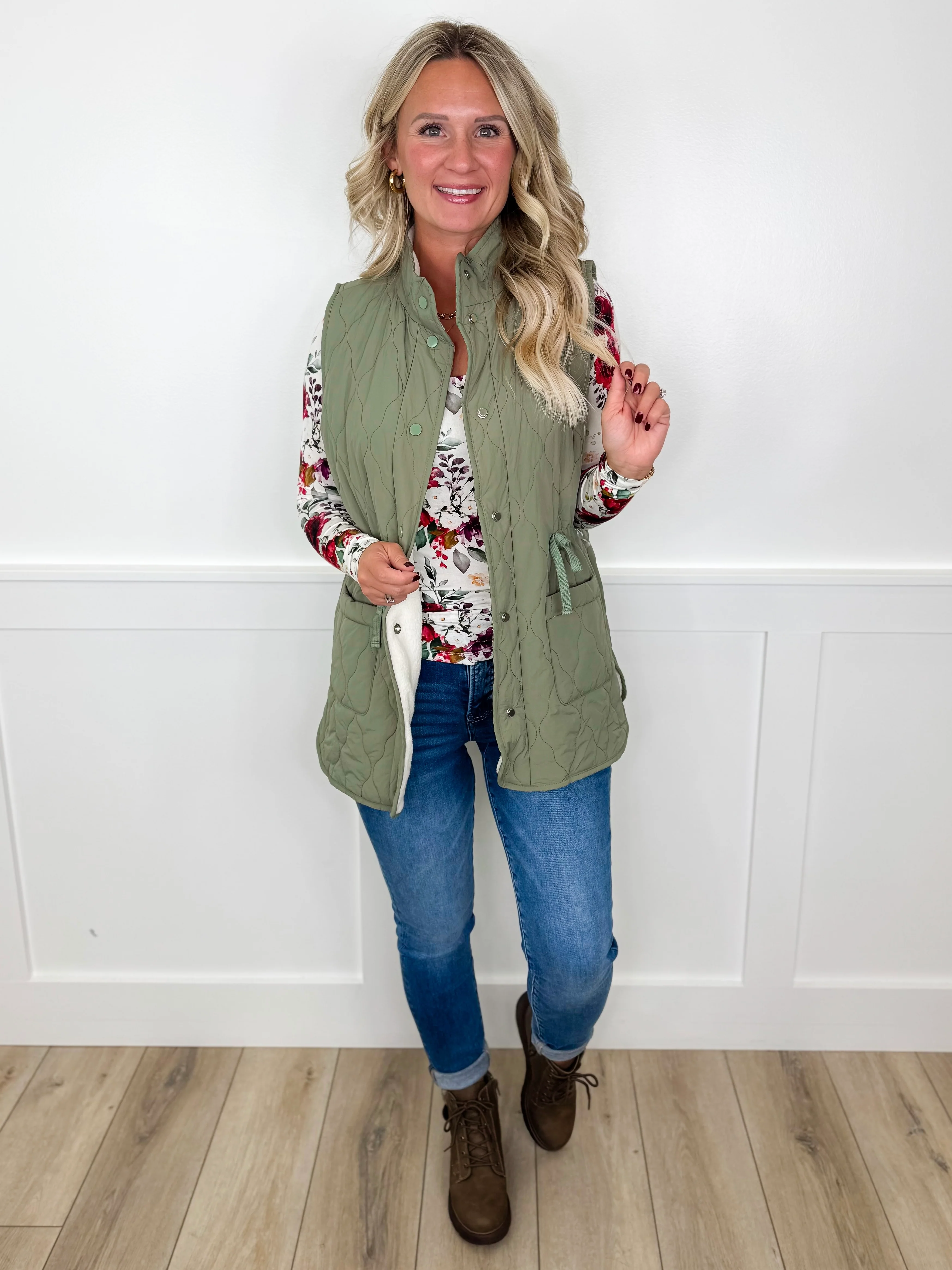 Base Camp Quilted Avery Mae Vest - 2 colors! - Image 6