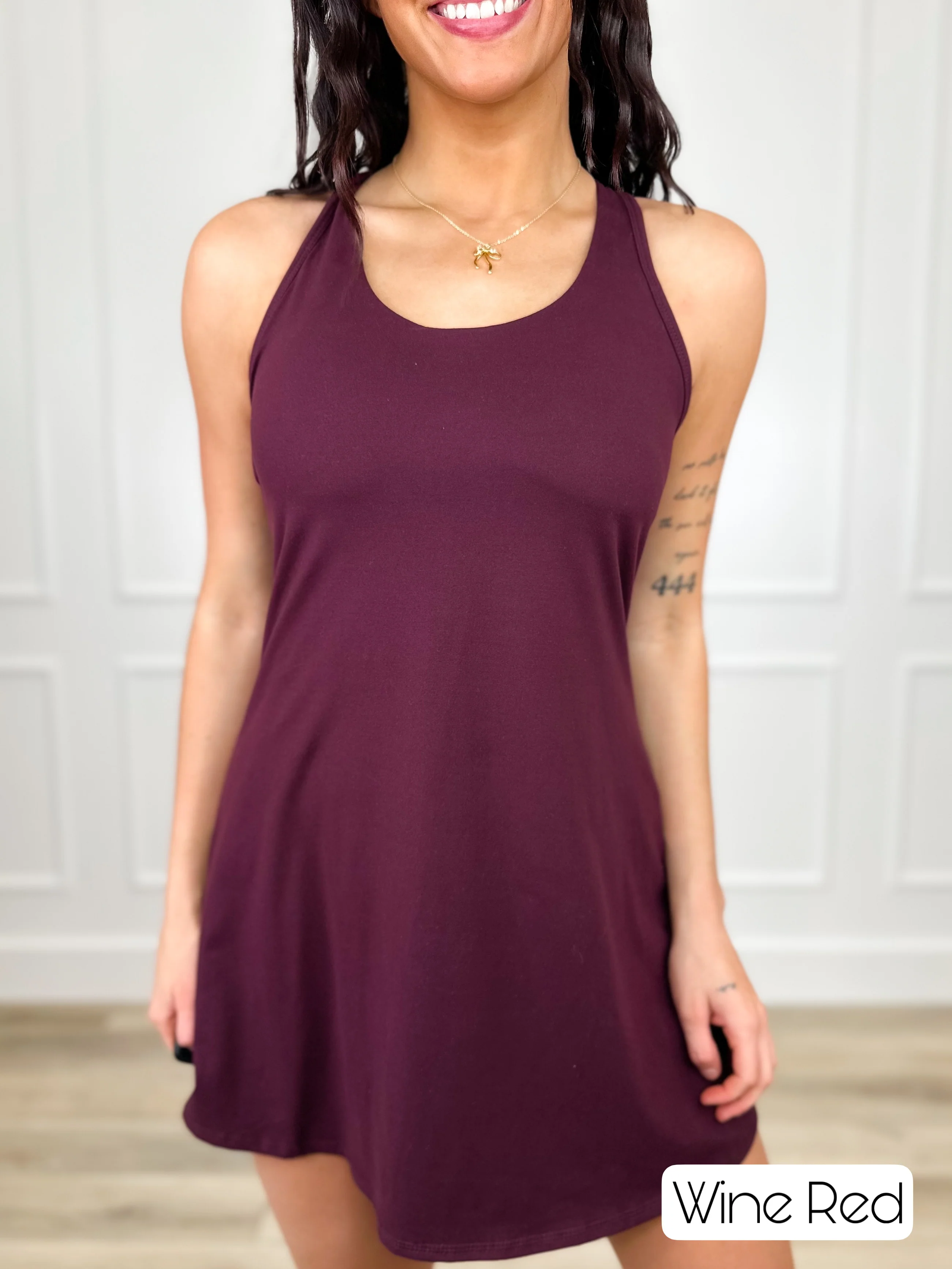 Basic Shaping Up Avery Mae Padded Skort Dress - Multiple Colors - Image 13