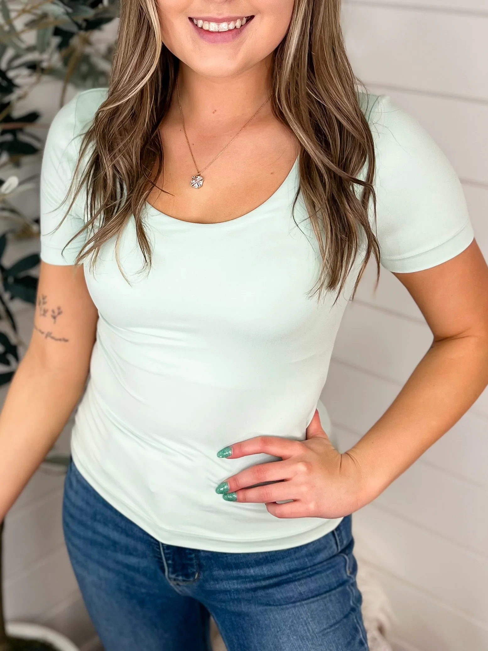 Basic The Way You Move Short Sleeve Avery Mae Top - Multiple Colors - Image 12
