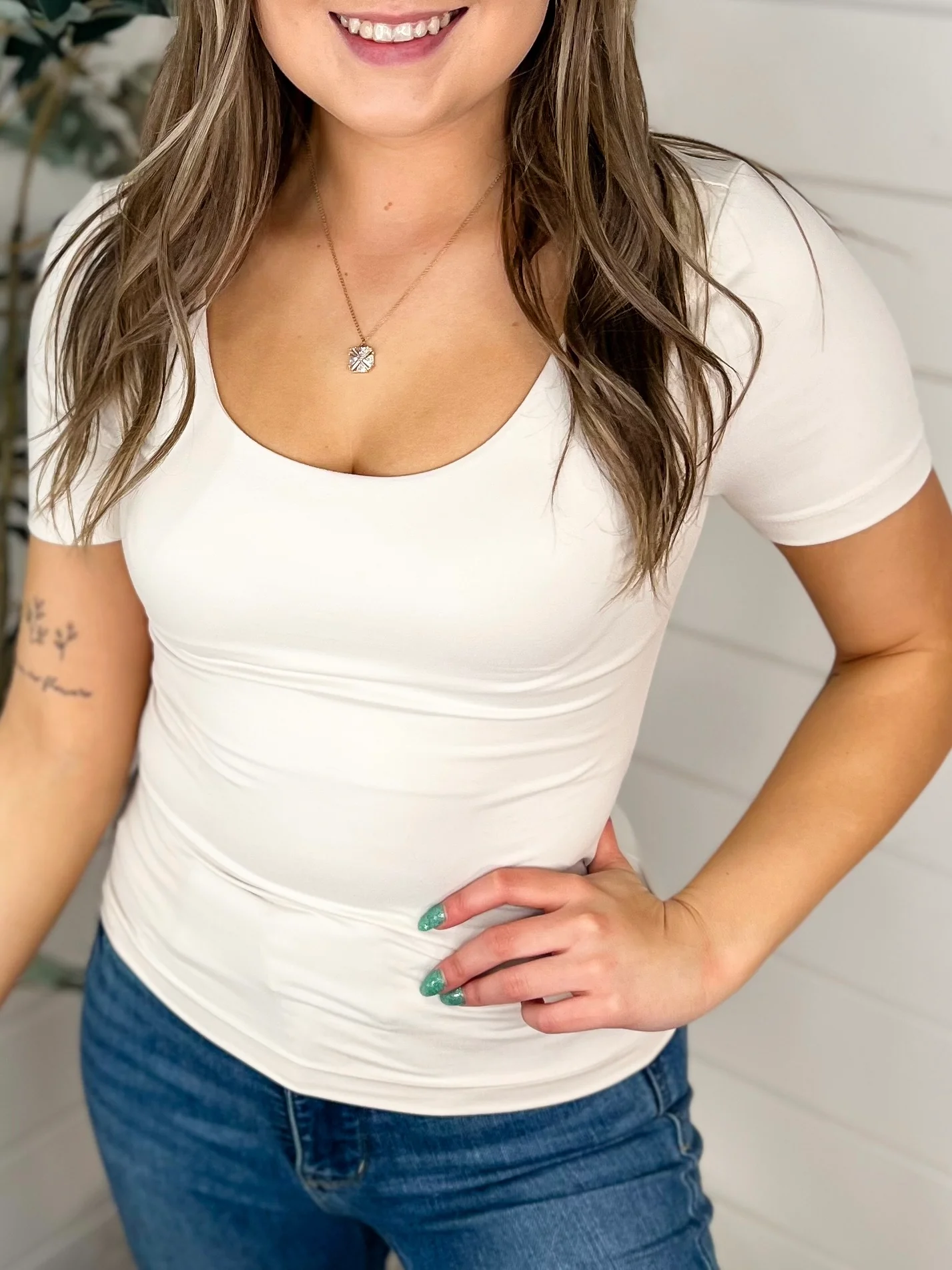 Basic The Way You Move Short Sleeve Avery Mae Top - Multiple Colors - Image 4