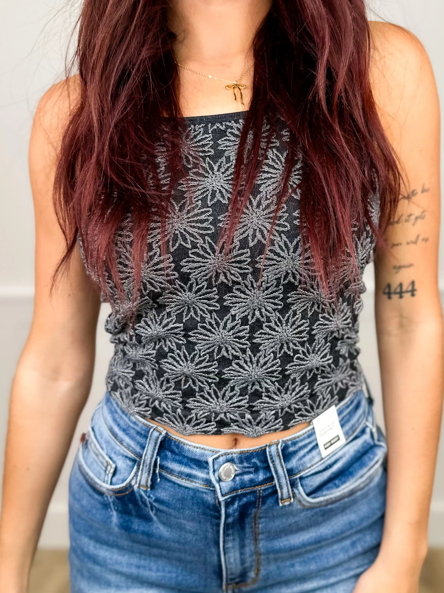 Basic Works Every Time Avery Mae Padded Cropped Tank Top - 3 colors! - Image 3