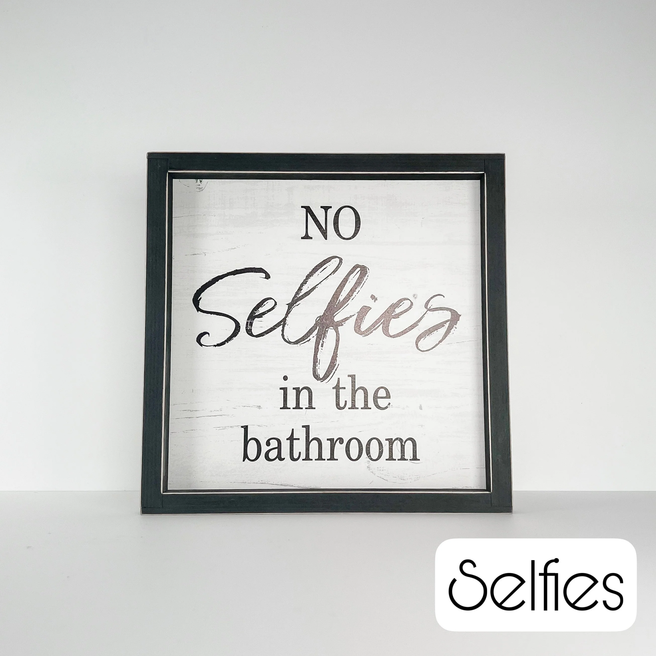 Bathroom Laughs Wood Sign - 7 options! - Image 8