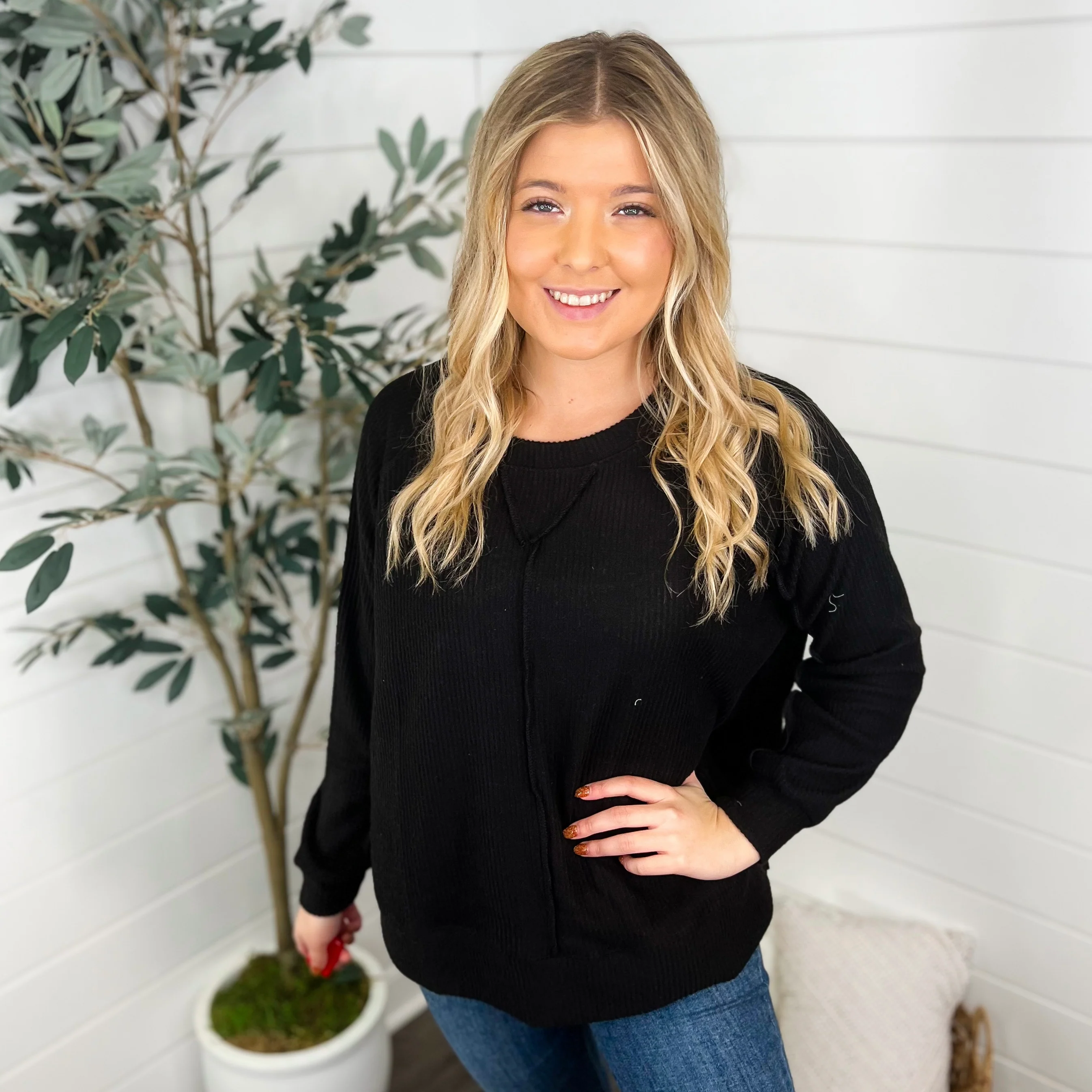Be Ready Ribbed Long Sleeve Avery Mae Top - 7 colors! - Image 6