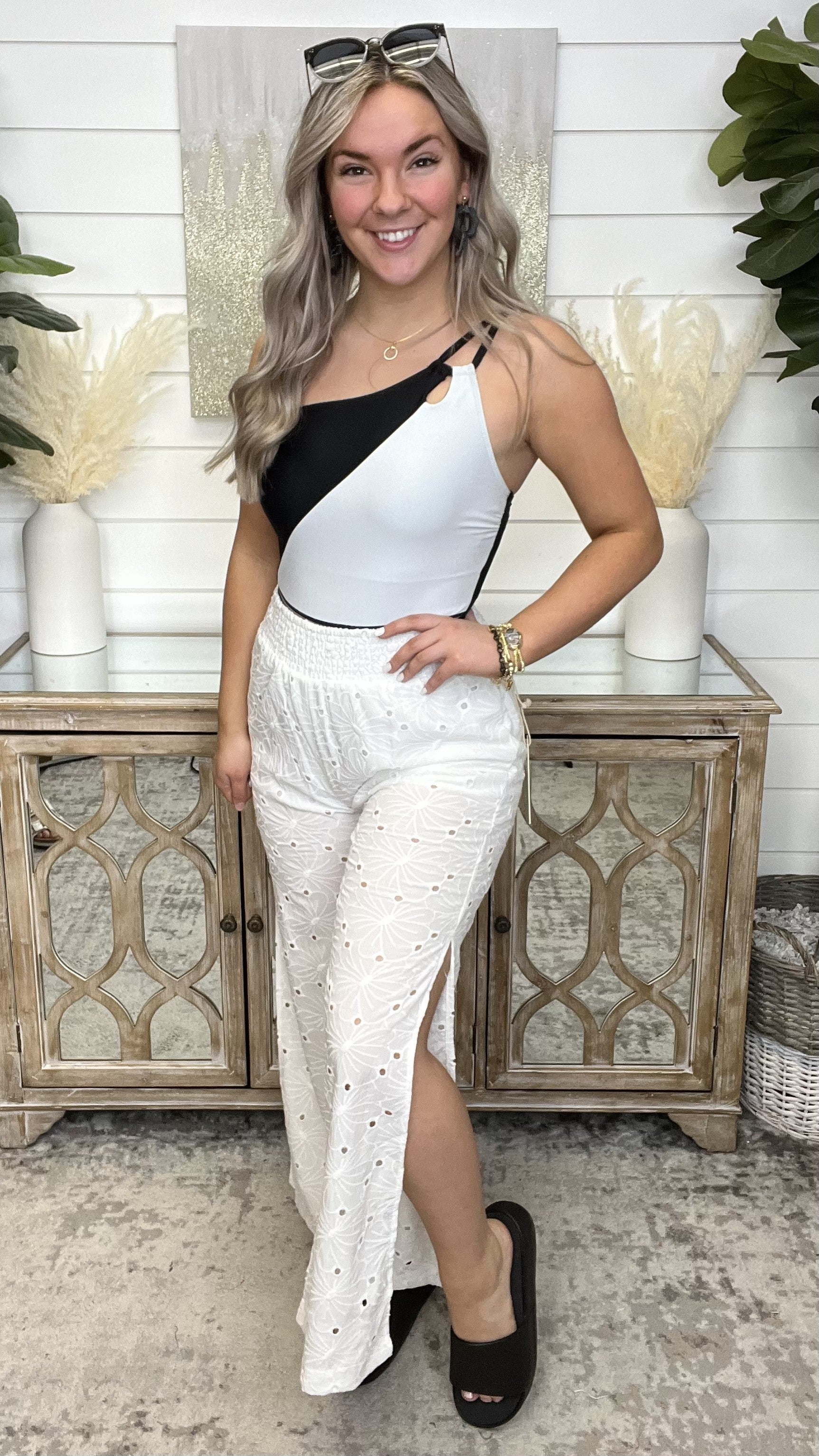Beach Ready High-Rise Palazzo Pants