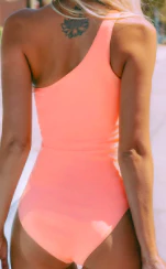 Beach Town One Shoulder One Piece Swimsuit *FINAL SALE* - Image 2