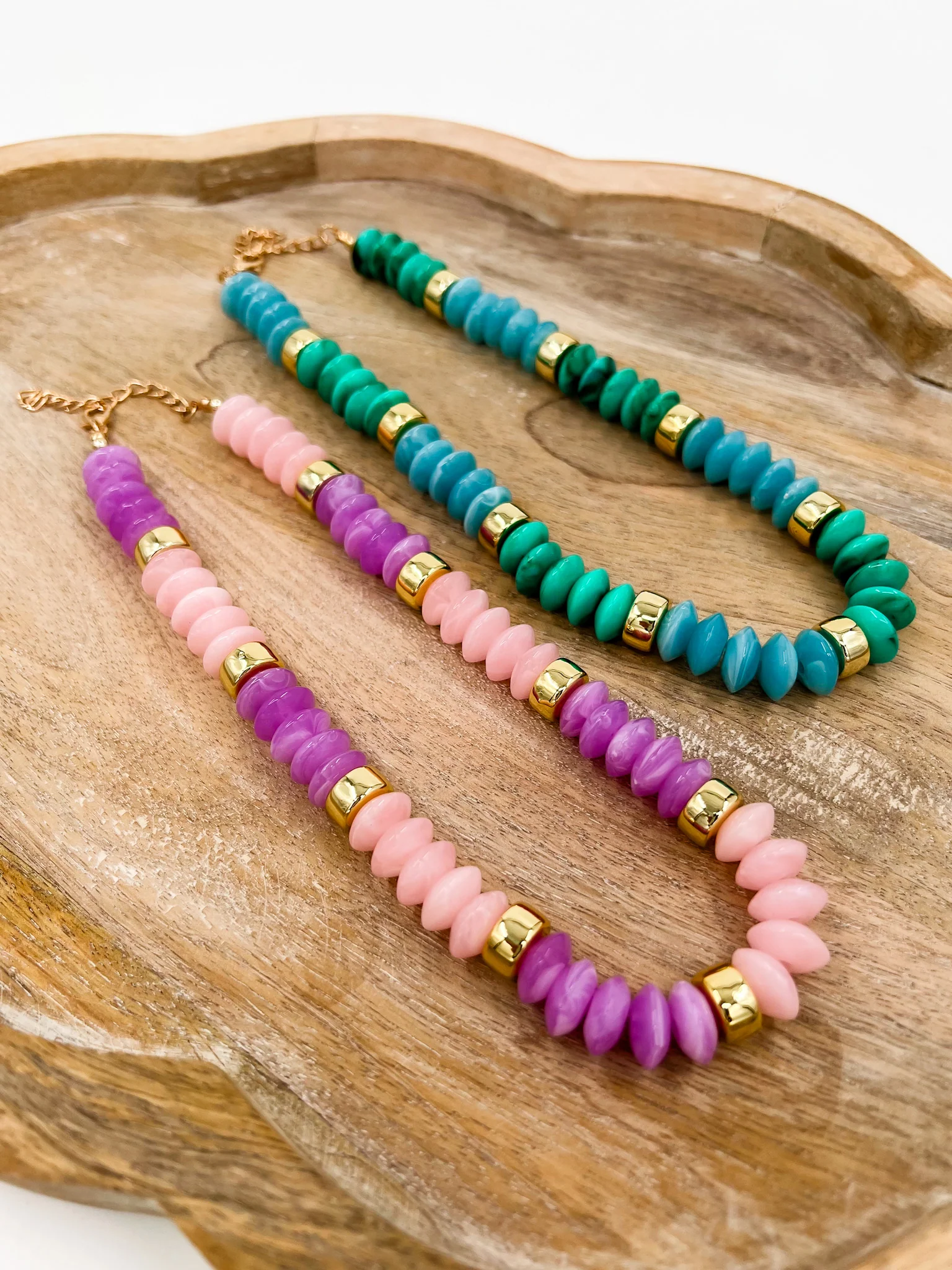 Beach Walks Beaded Necklace - 2 colors!