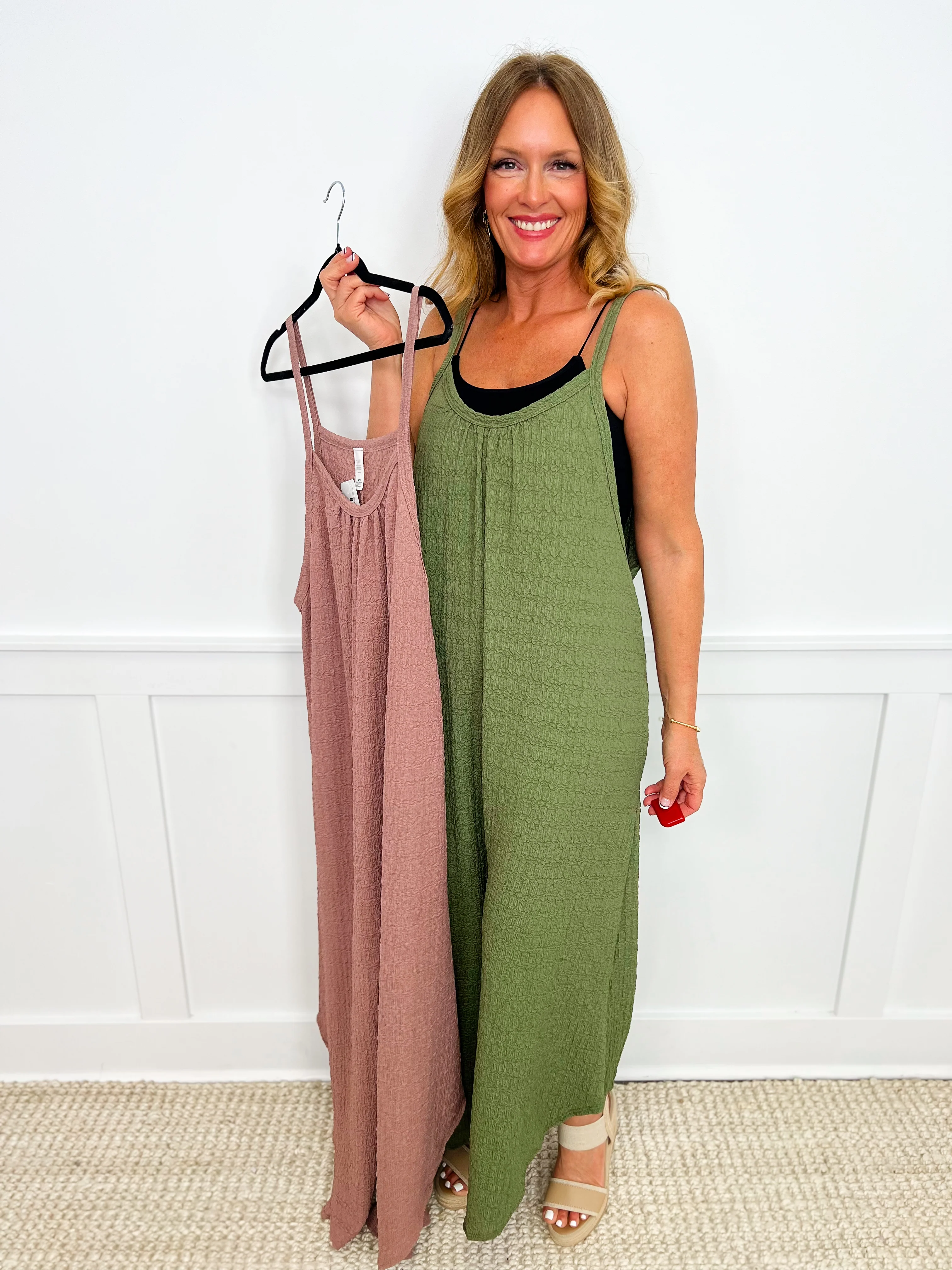 Been Here Before Lightweight Avery Mae Jumpsuit - 2 colors!