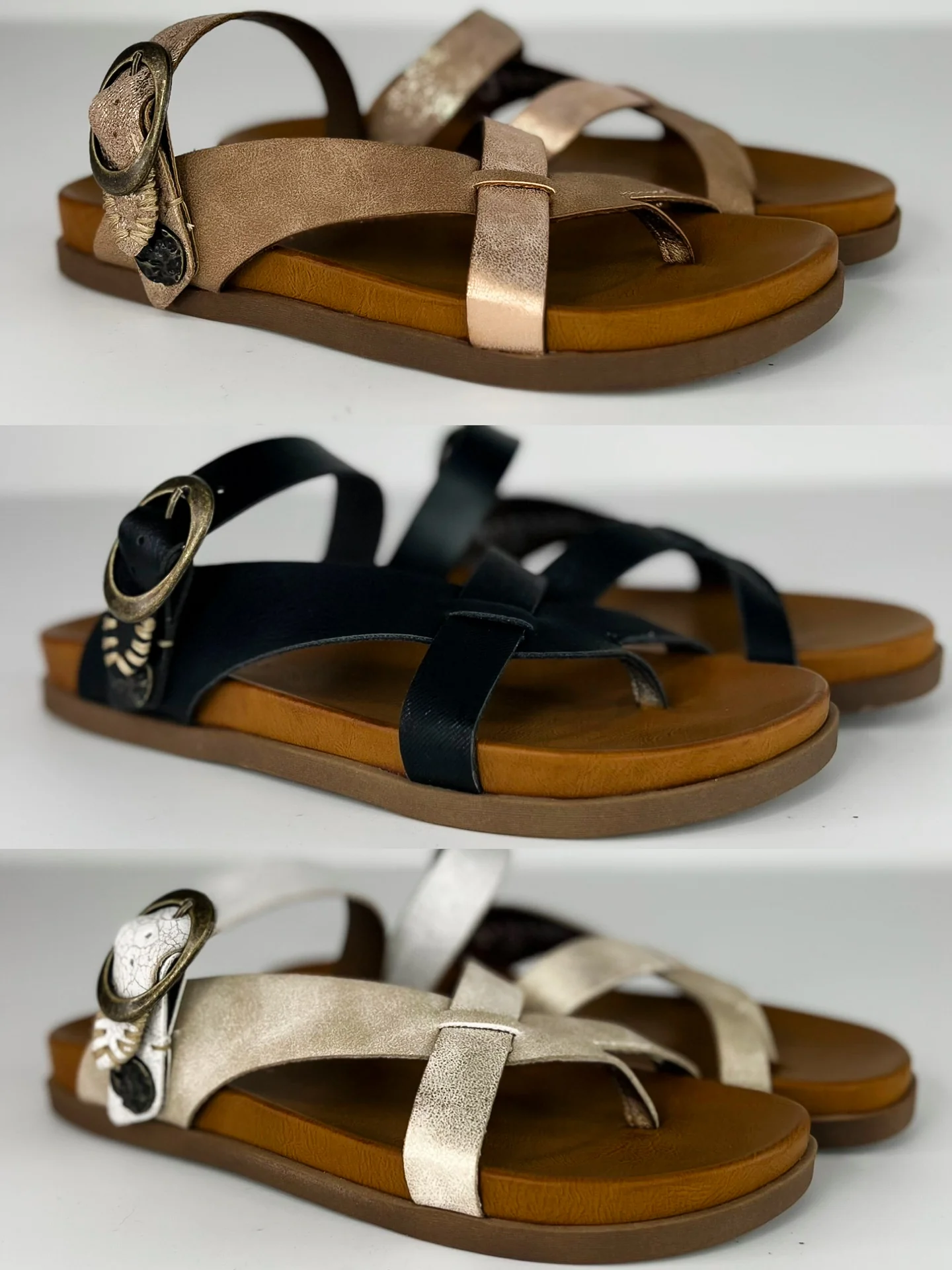 Blowfish Taking Steps Forward Faux Leather Sandals - 4 colors! - Image 3
