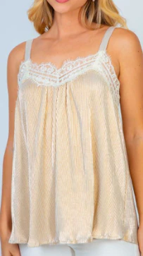 Brighter Than Gold White Birch Tank Top