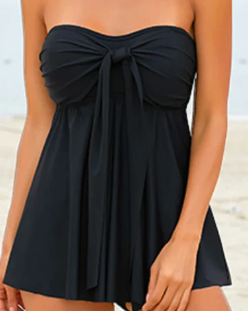 Bring the Beat Back Strapless Swimsuit - 2 colors! *FINAL SALE*