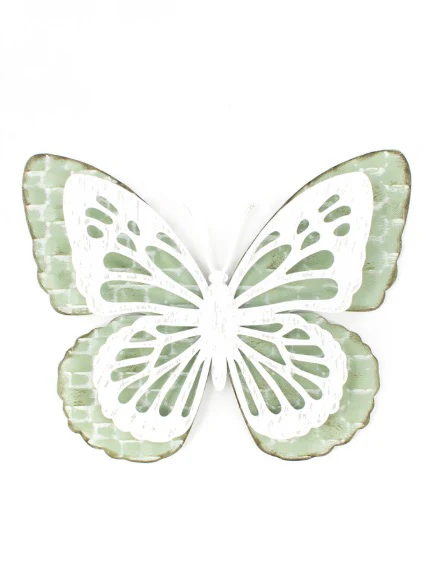 Butterfly in Spring Metal Wall Decor
