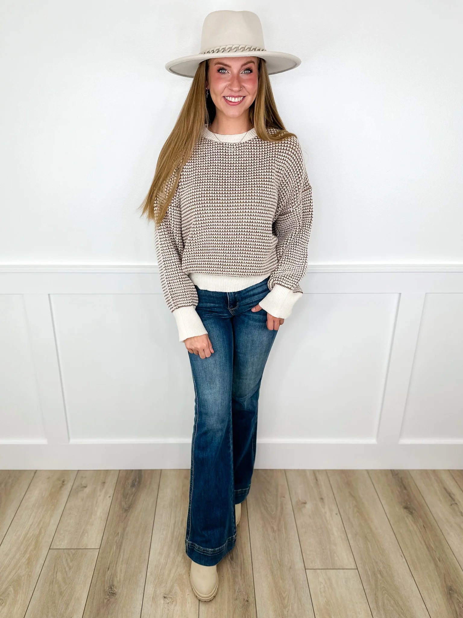 By Your Side Knit Long Sleeve Avery Mae Sweater Top - 3 colors! - Image 6
