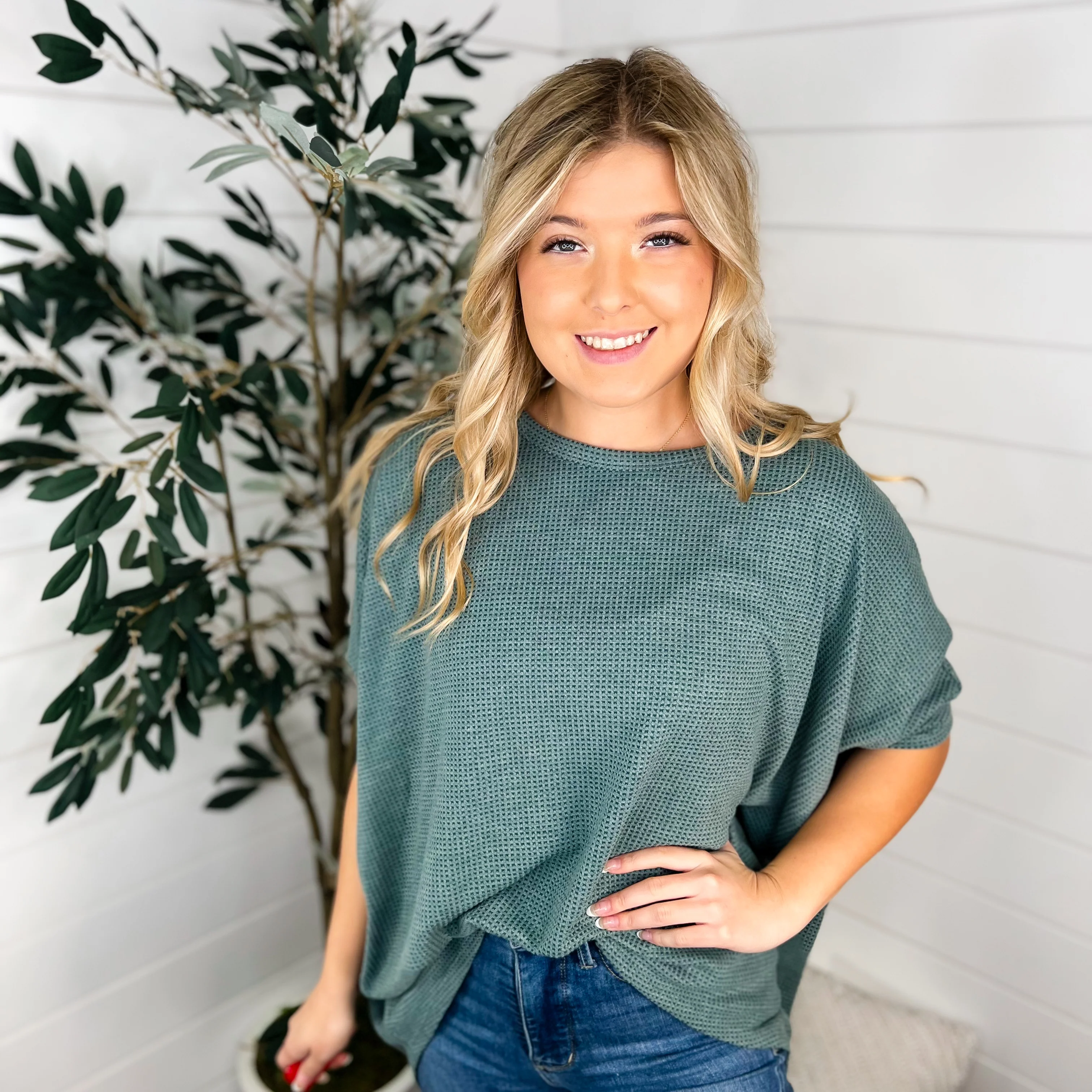 Call All Friends Dolman Sleeve Avery Mae Poncho Top - 7 colors! - Image 2