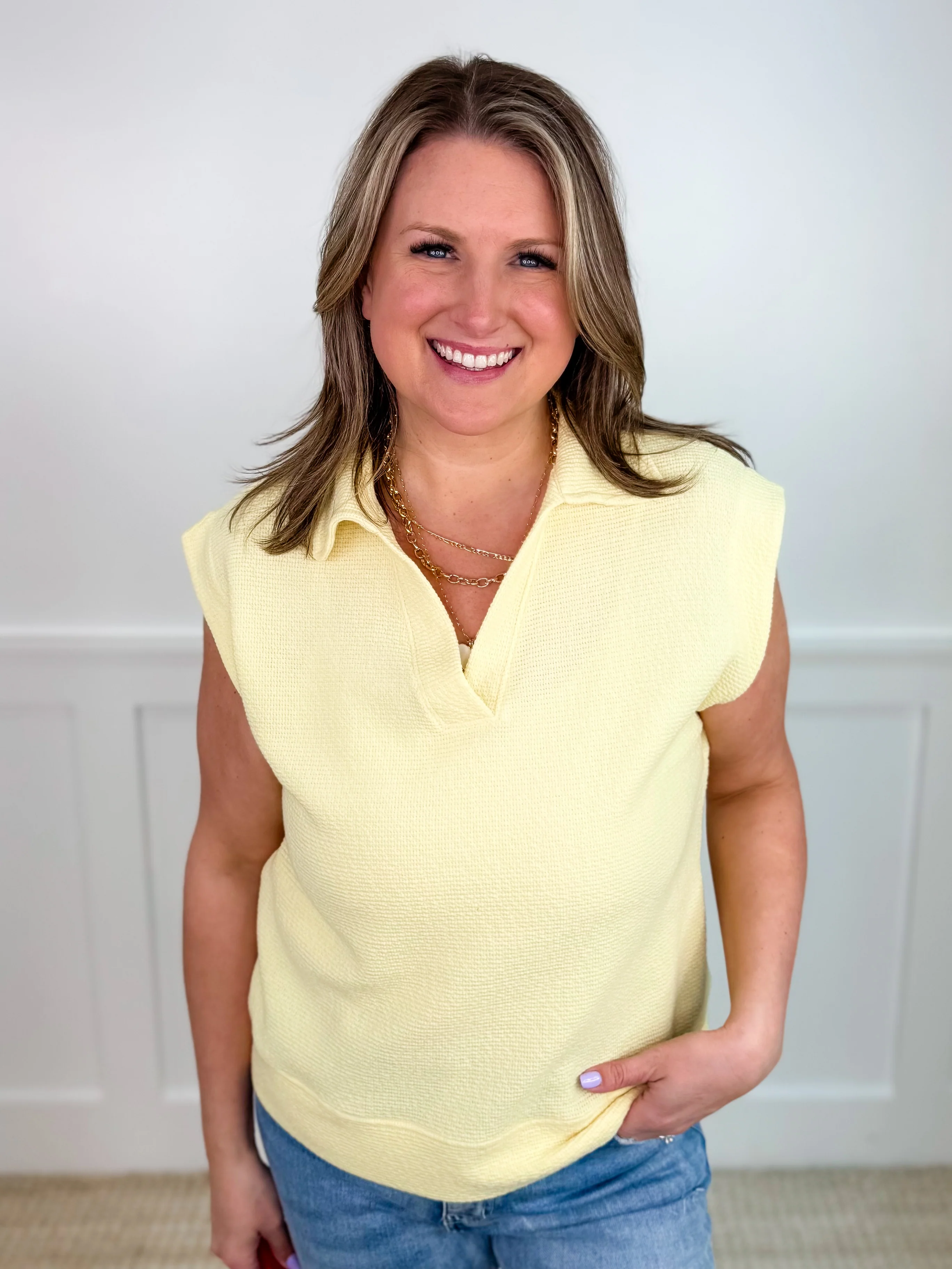 Call My Name Knit Short Sleeve Avery Mae Top - 4 colors! - Image 2