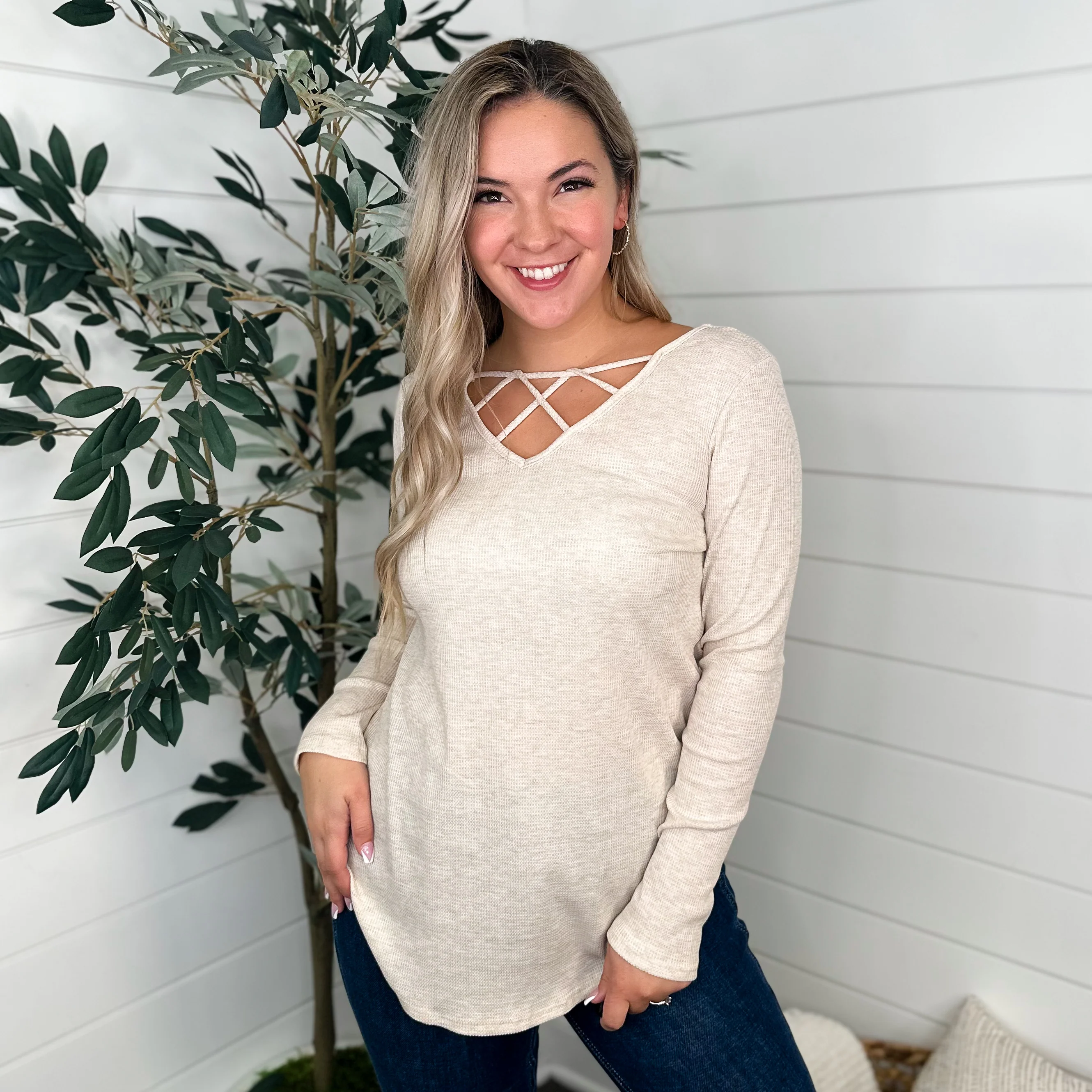 Call Ya Later Lightweight Long Sleeve Avery Mae Tunic Top - 2 colors! - Image 2