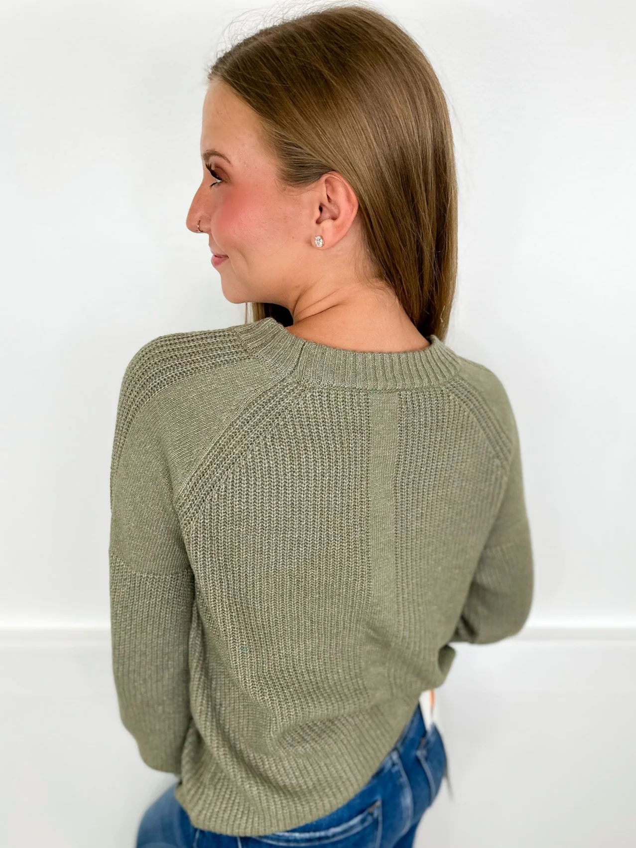 Calling it Out Knit Long Sleeve Avery Mae Sweater Top - 4 colors! - Image 3