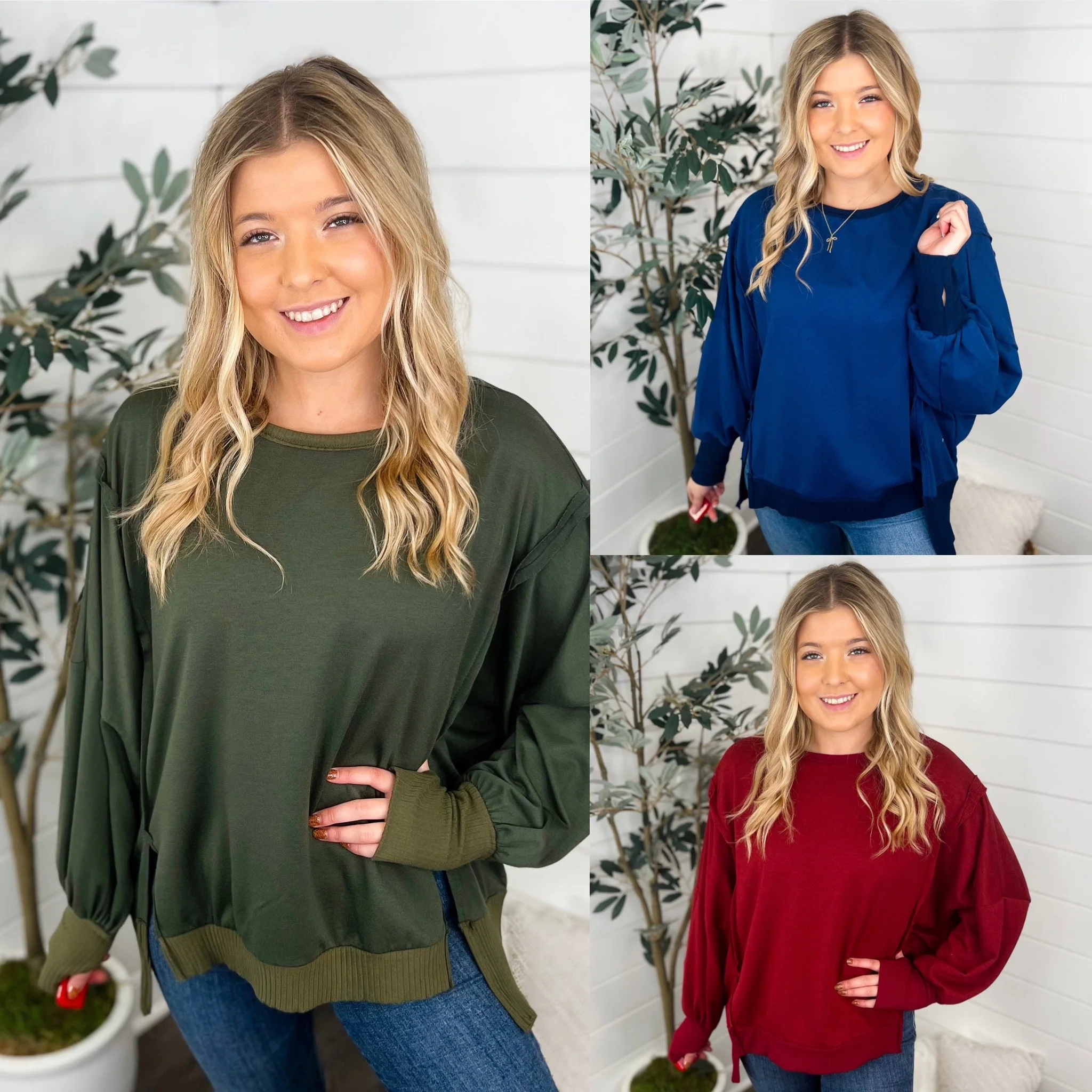 Can't Tell Me Long Sleeve Avery Mae Top - 3 colors!