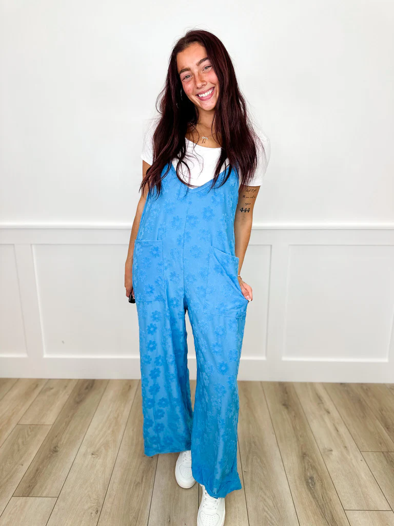 Canyon Moon Mist Blue Avery Mae Jumpsuit - Image 2