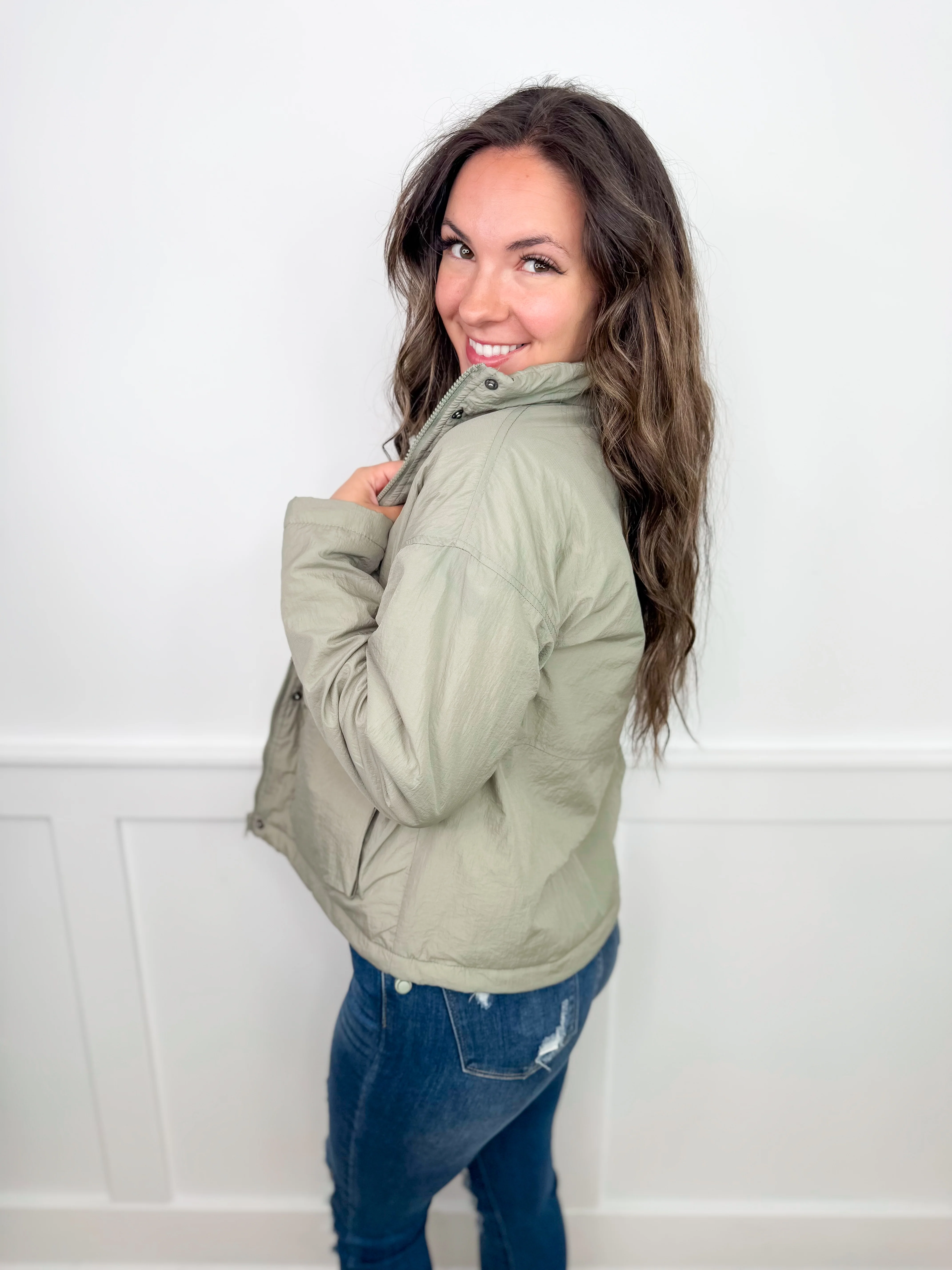 Catch Your Dreams Lightweight Green Avery Mae Jacket - Image 2