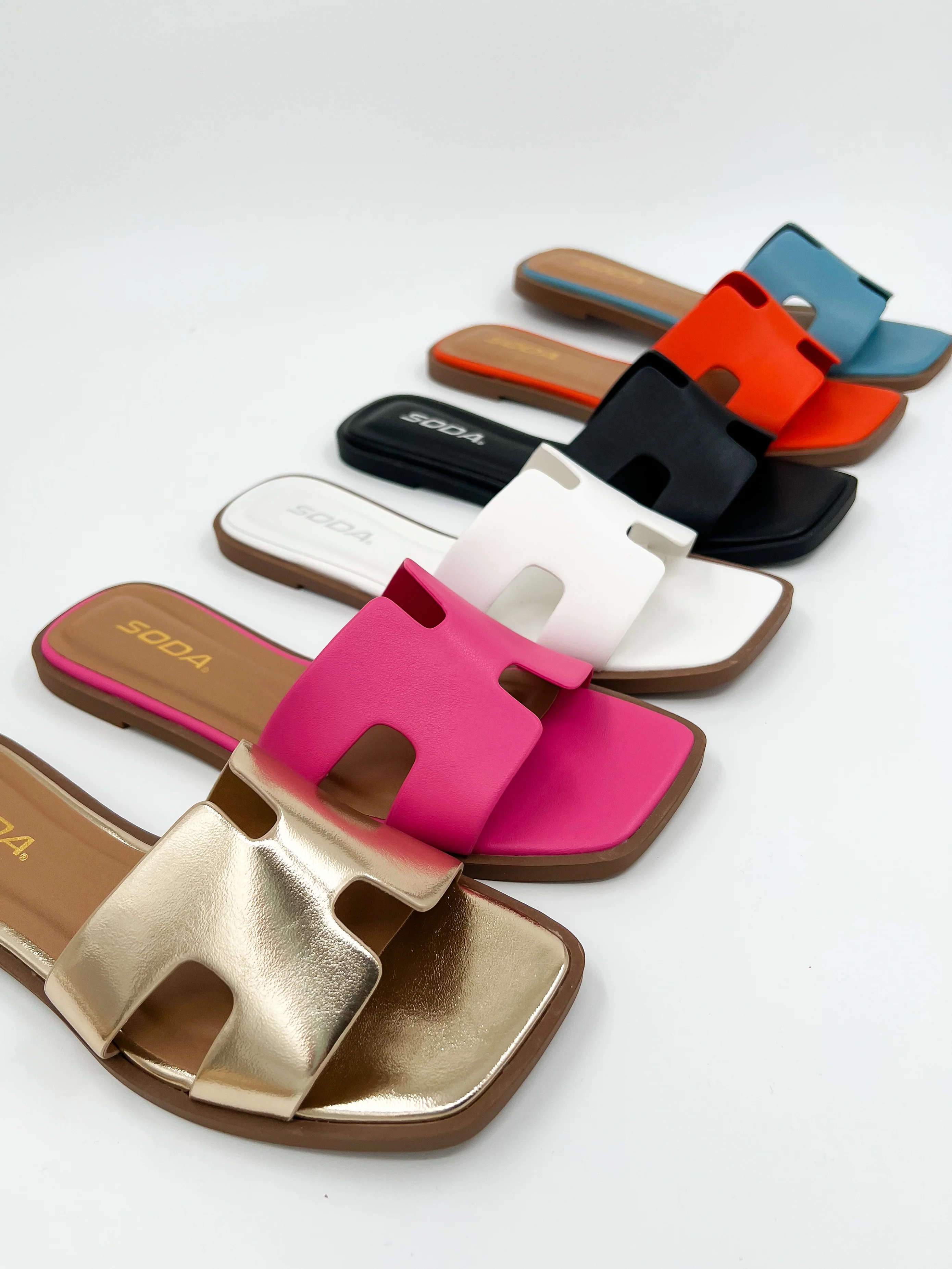 Changing Things Faux Leather Sandals - 8 colors!