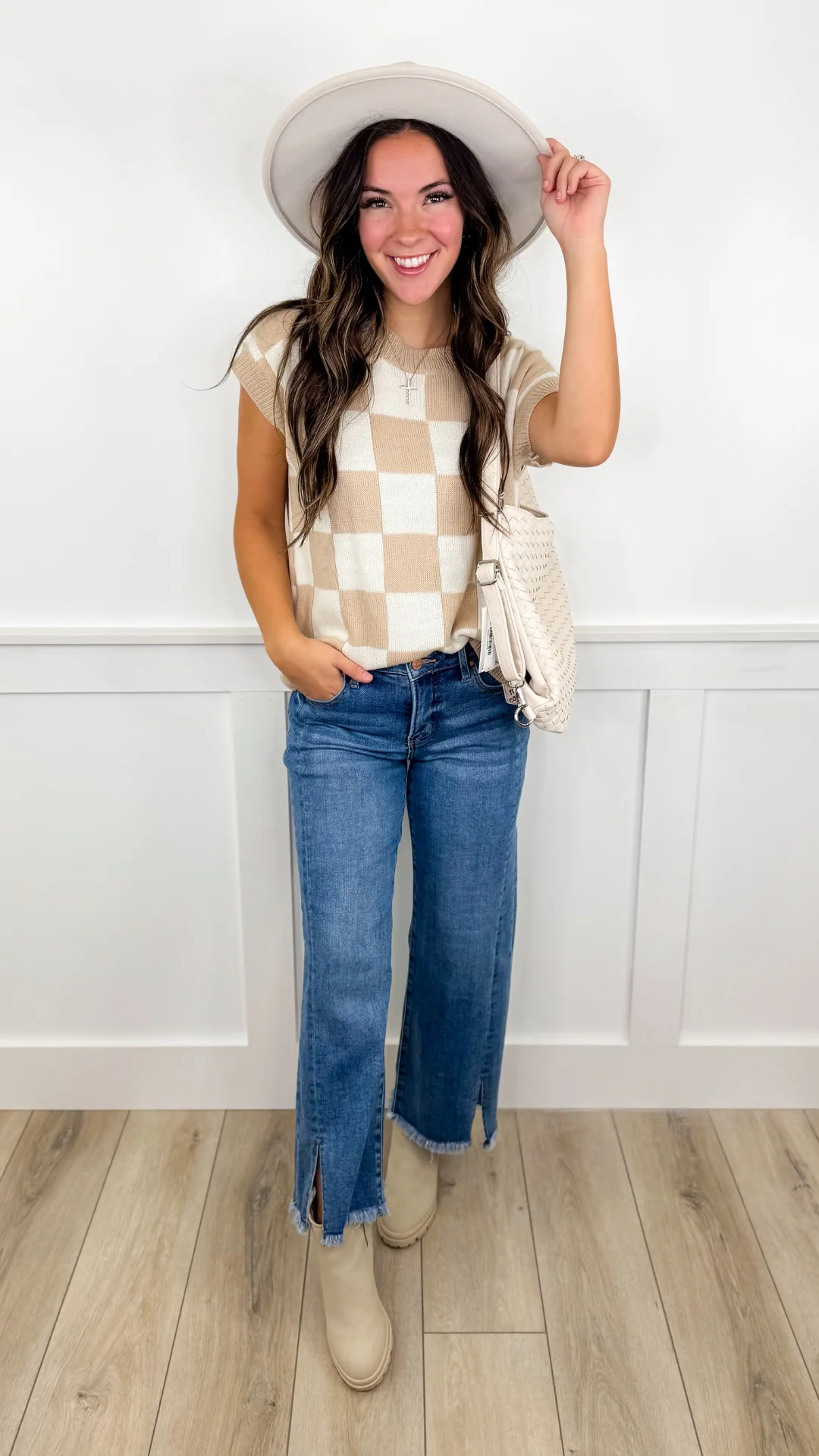 Check Me in Knit Short Sleeve Avery Mae Sweater Top - 2 colors! - Image 8