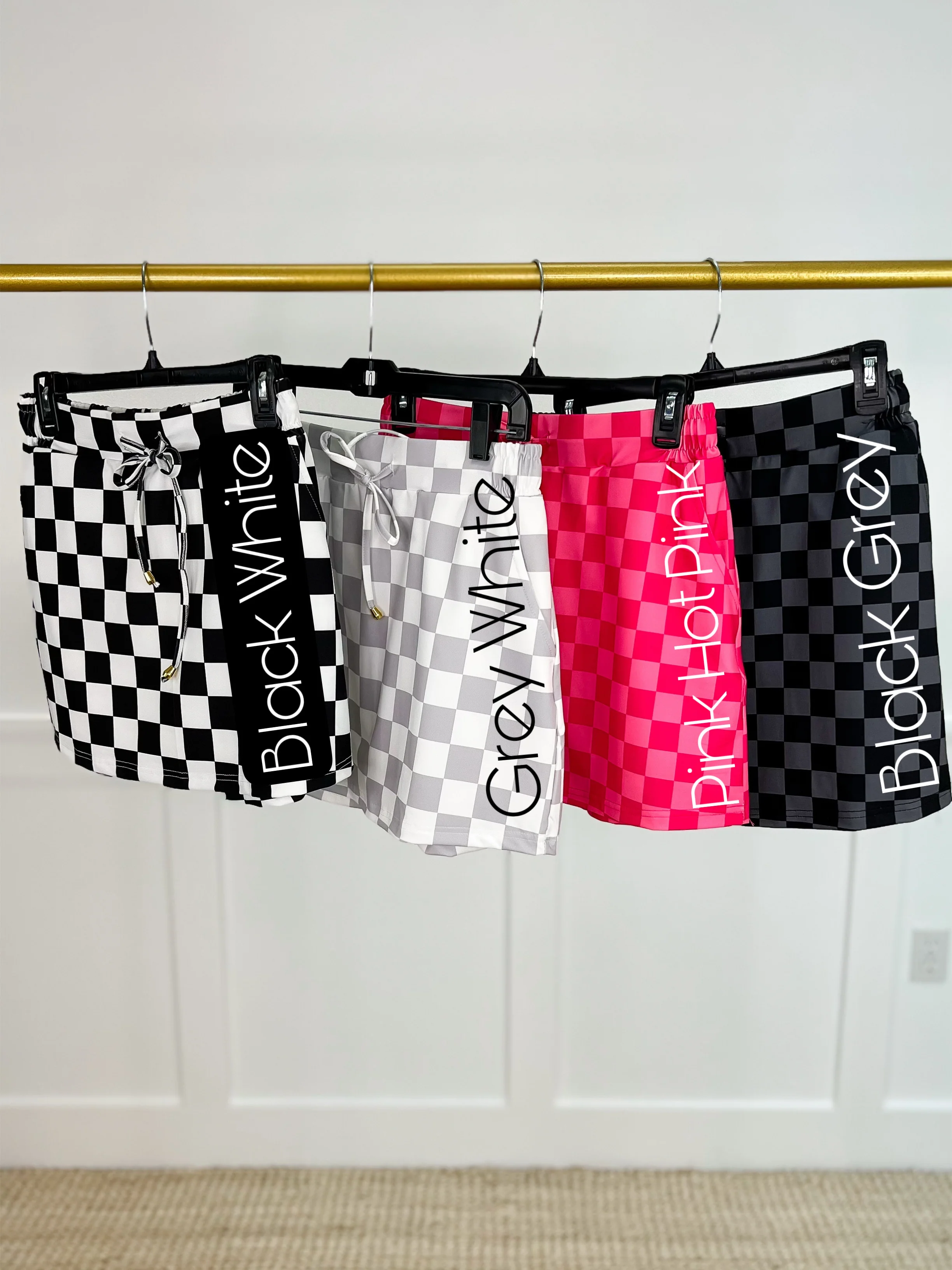 Checkered Own the Moment High-Rise Avery Mae Skort - 4 colors! - Image 8