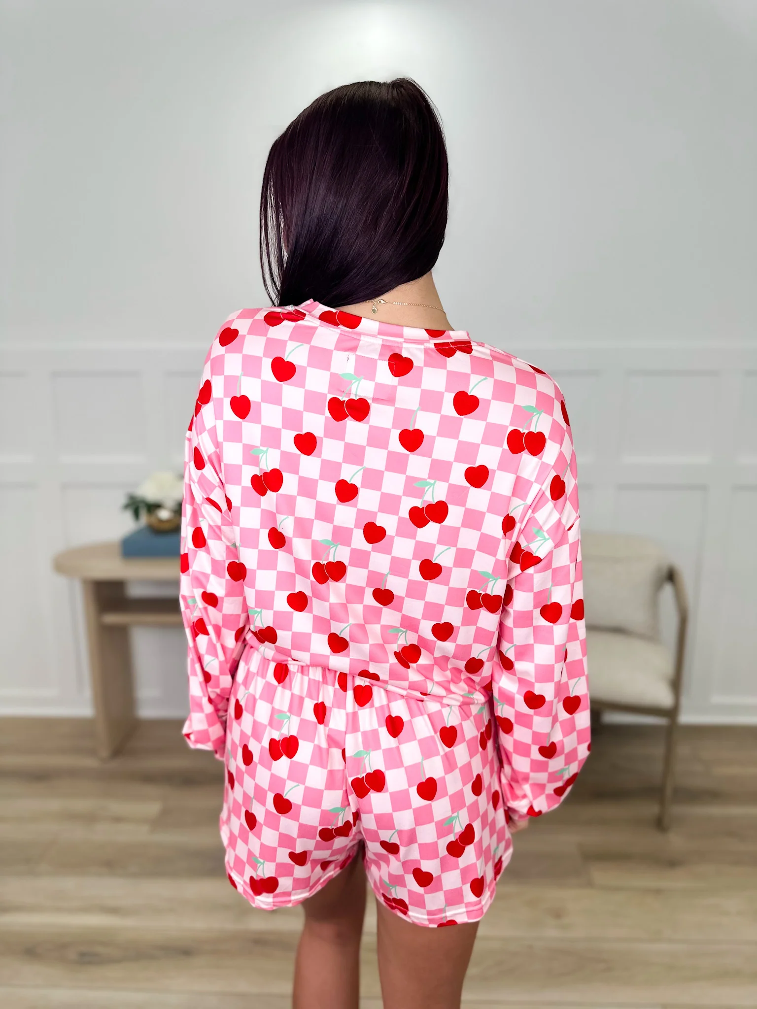 Cherries on Top High-Rise Pink Avery Mae Set - Image 2