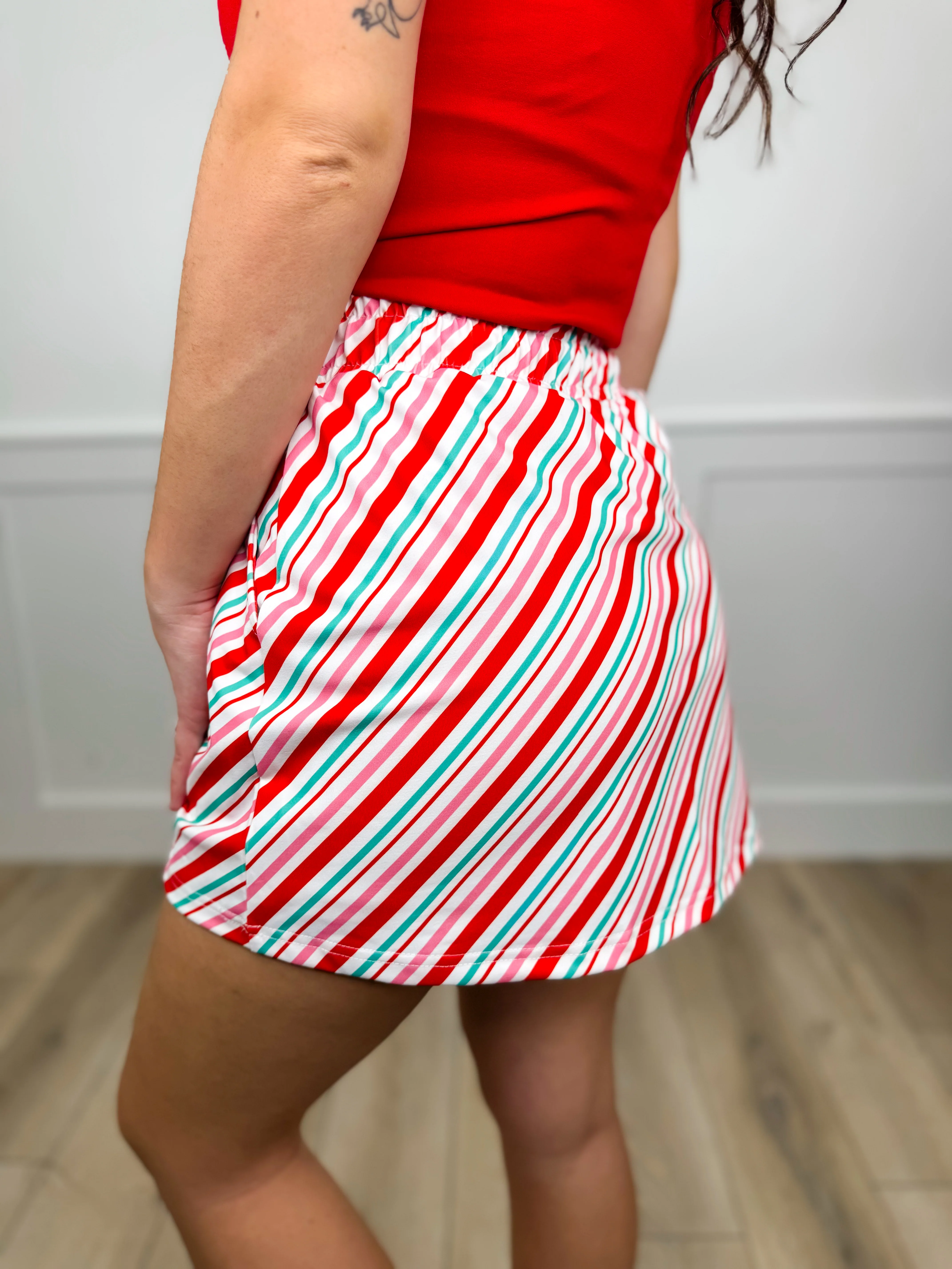 Christmas Cheer High-Rise Avery Mae Skort - 5 options! - Image 10