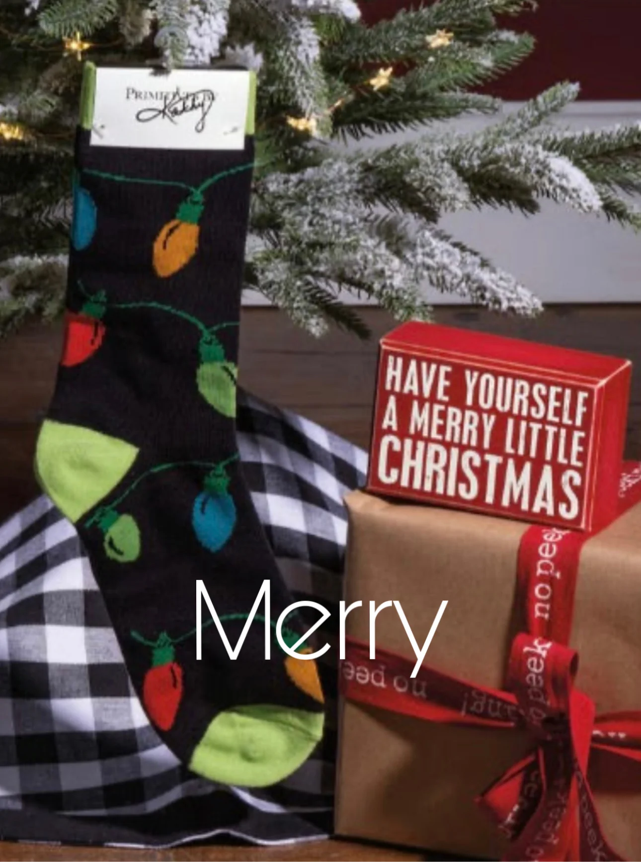 Christmas Shelf Sitter & Sock Set - 6 options! - Image 3