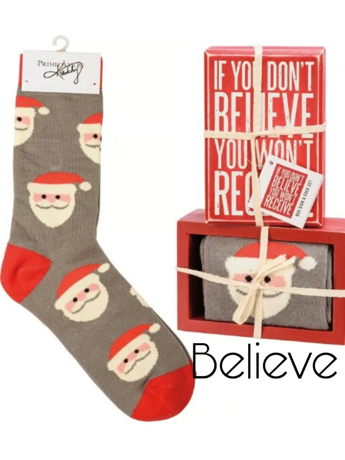 Christmas Shelf Sitter & Sock Set - 6 options! - Image 7