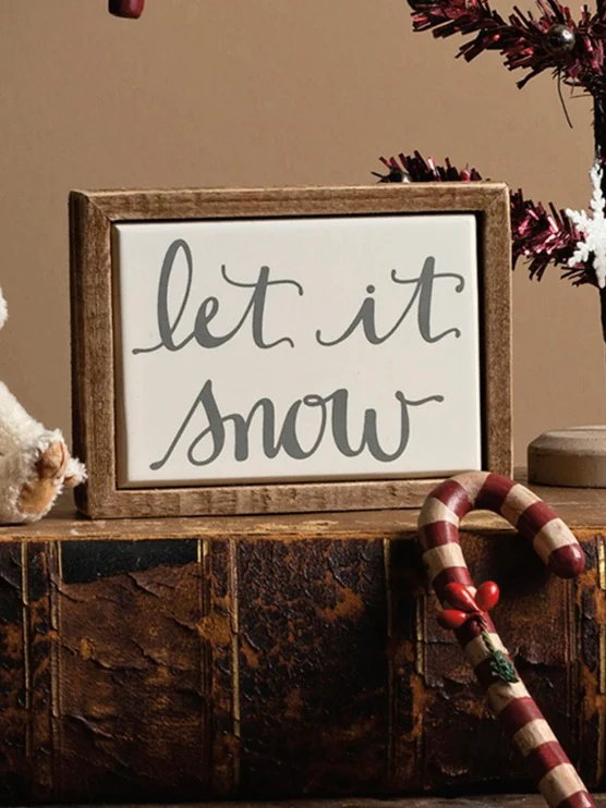 Christmas Wishes Wood Shelf Sitter - 4 options! - Image 3